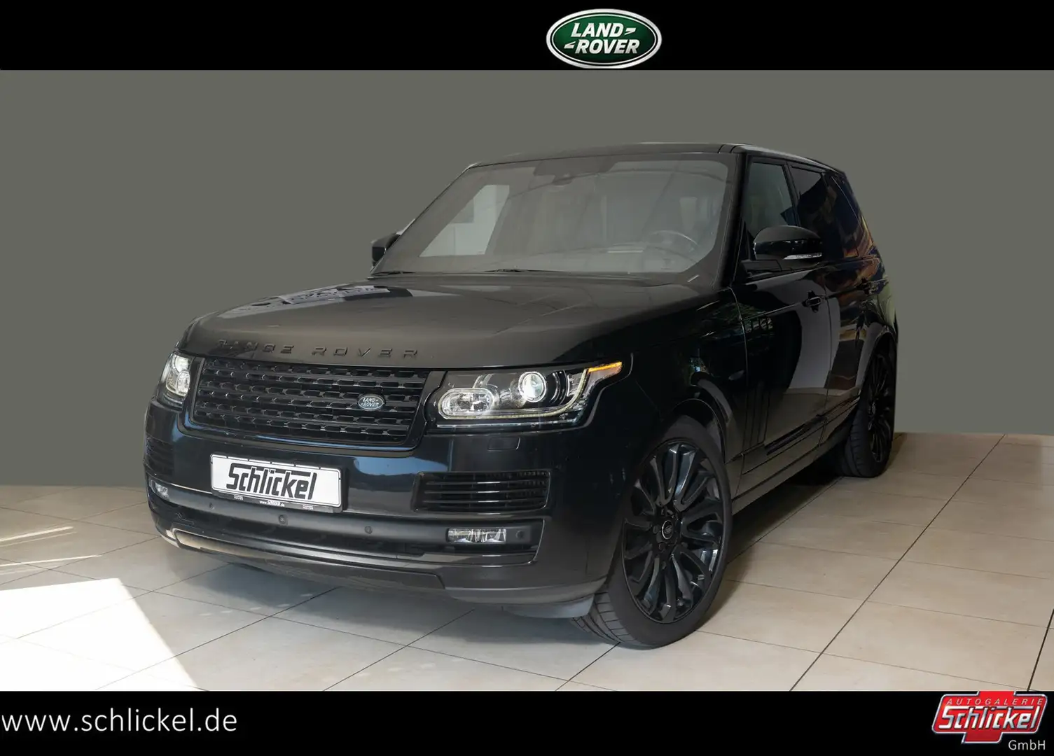 Land Rover Range Rover 4.4 SDV8 Vogue Gloss-Black Panoramad. ACC Standhzg Fekete - 1
