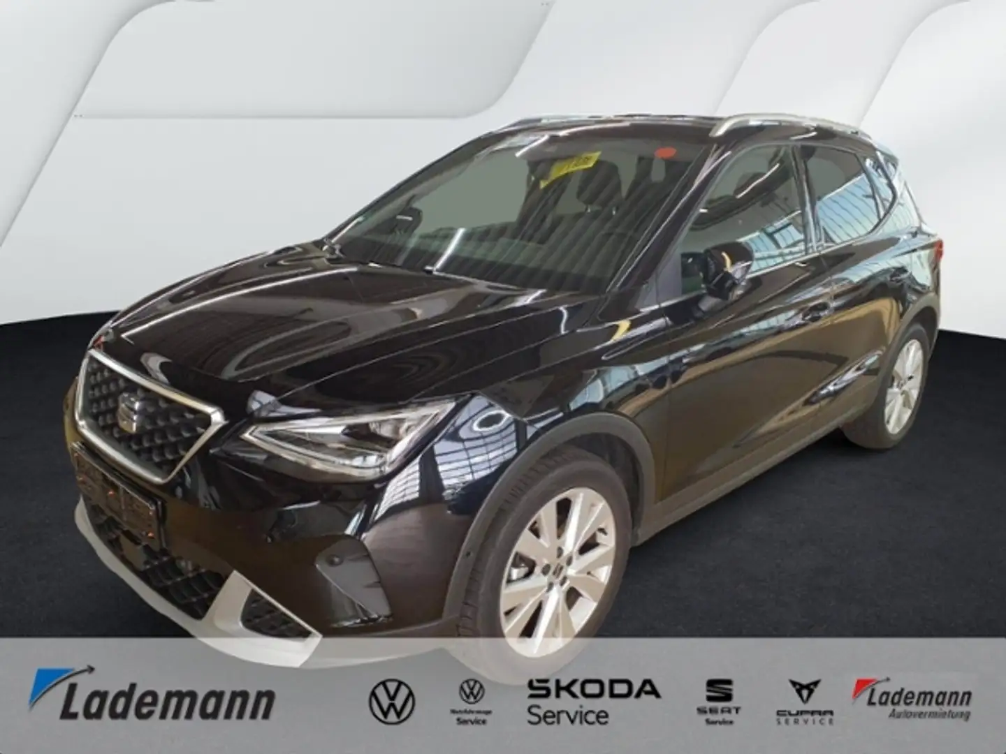 SEAT Arona 1.0 TSI DSG Xperience LED+NAVI+RFK+ACC+SHZ Schwarz - 1