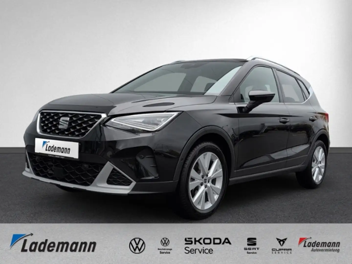 SEAT Arona 1.0 TSI DSG Xperience LED+NAVI+RFK+ACC+SHZ Schwarz - 1