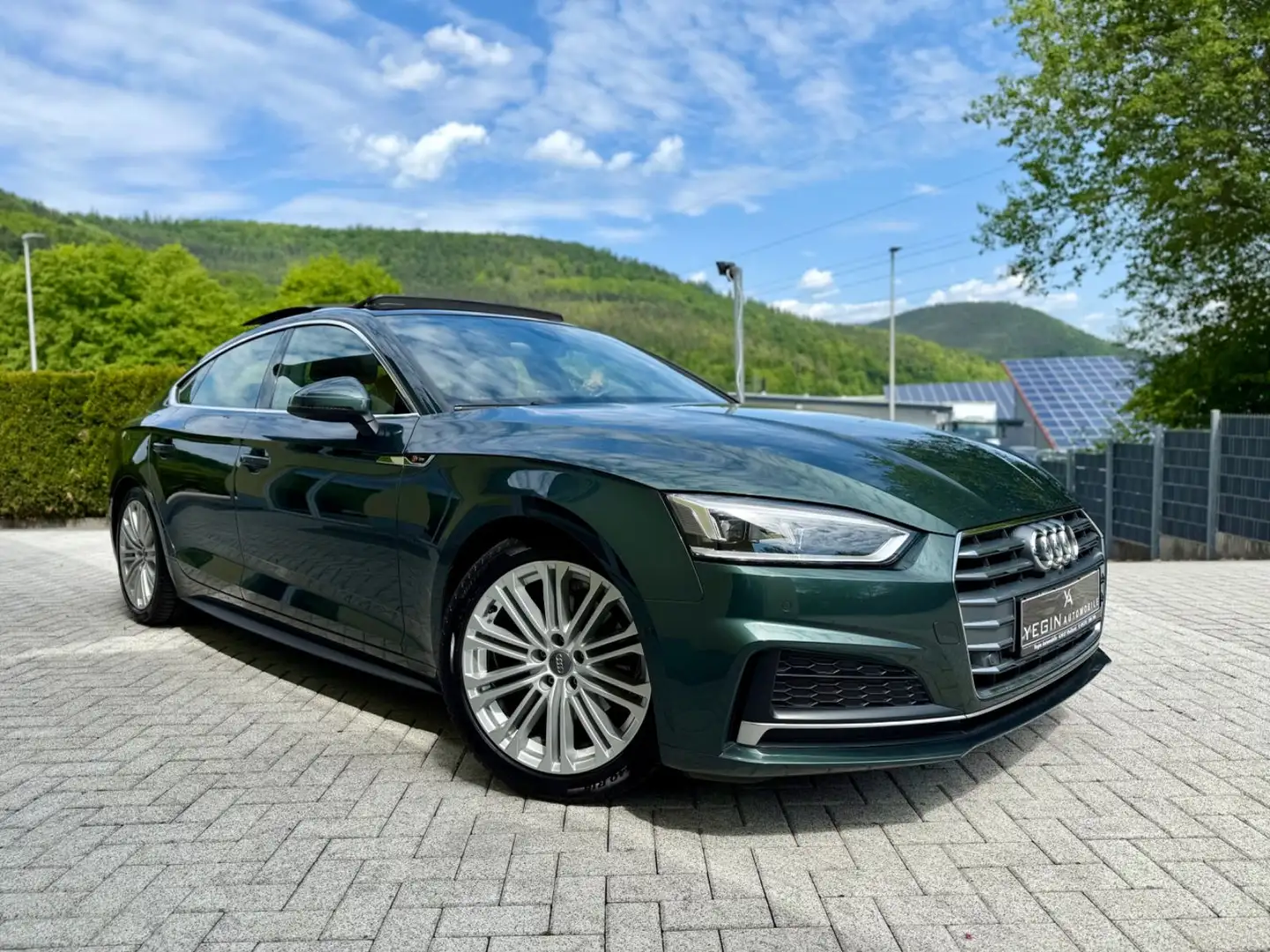 Audi A5 Sportback 2.0 TFSI S-Line-Virtual-Pano-B&O Vert - 1