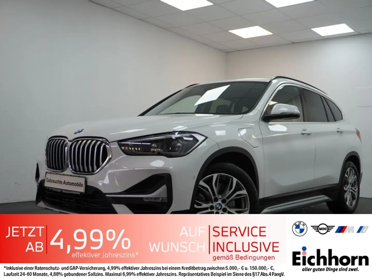 BMW X1 xDrive25e xLine *NAVI.LEDER.AHK.LED-SW.PDC* Wit - 1
