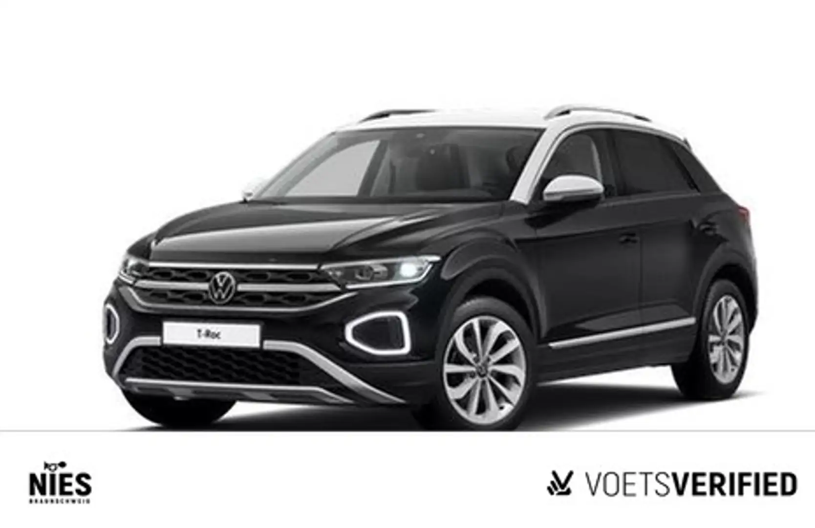 Volkswagen T-Roc Style 1.5 TSI DSG RearView+NAVI+AHK Schwarz - 1