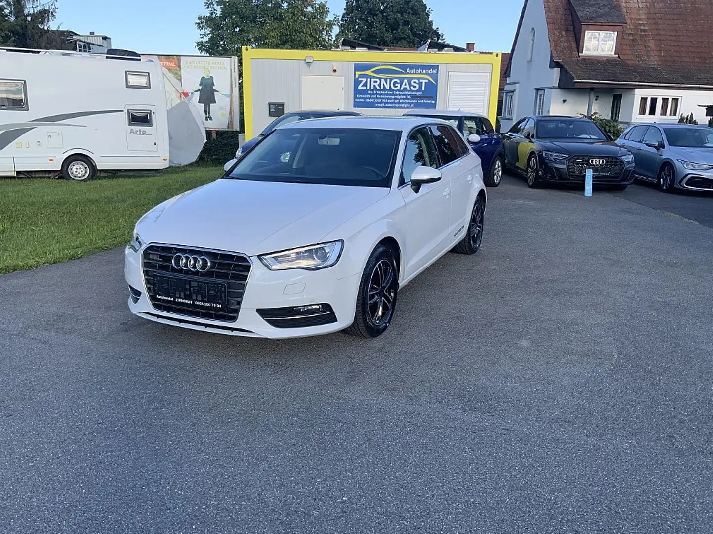 Audi A3 SB quattro Intro 1,6 TDI DPF Pickerl neu bis 03... Weiß - 1