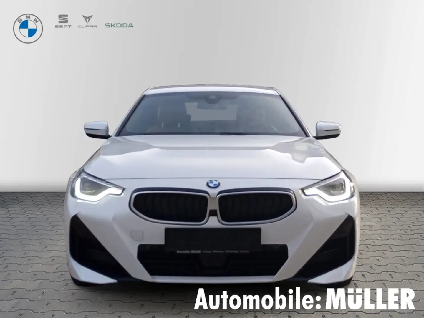 BMW 220 d Coupe*Park-Assistent*Sportpaket*LED*Navi*HiFi*Kl Weiß - 2