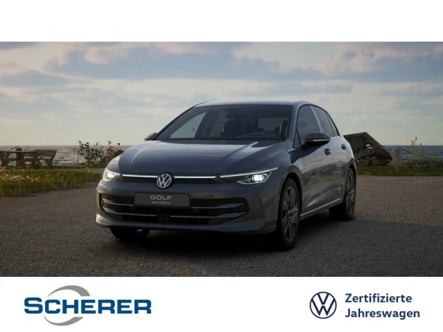 Volkswagen Golf VIII Style 1.5 eHybrid IQ.LIGHT NAVI AHK Hu Grau - 1