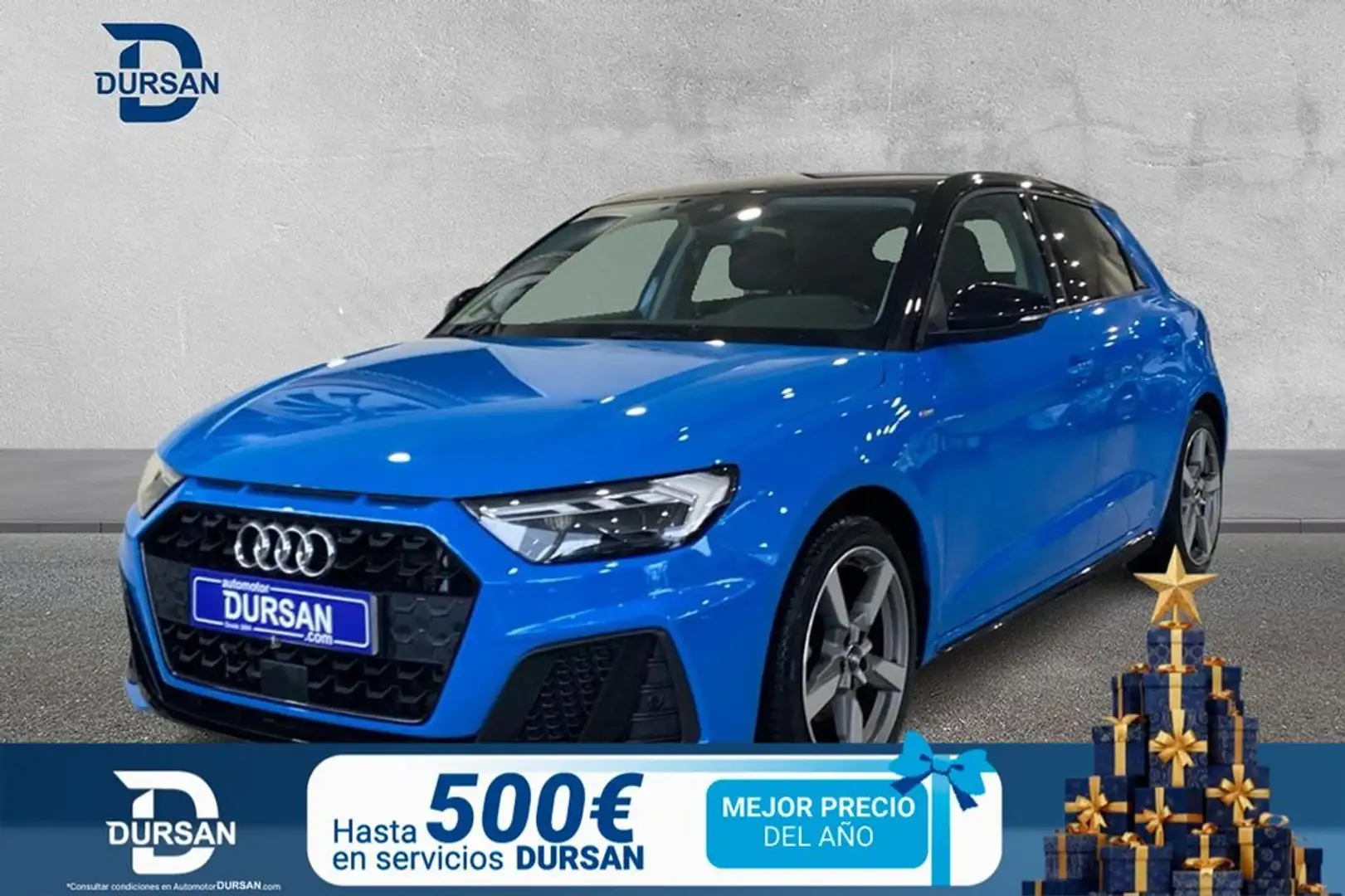 Audi A1 Sportback 30 TFSI S line Bleu - 1