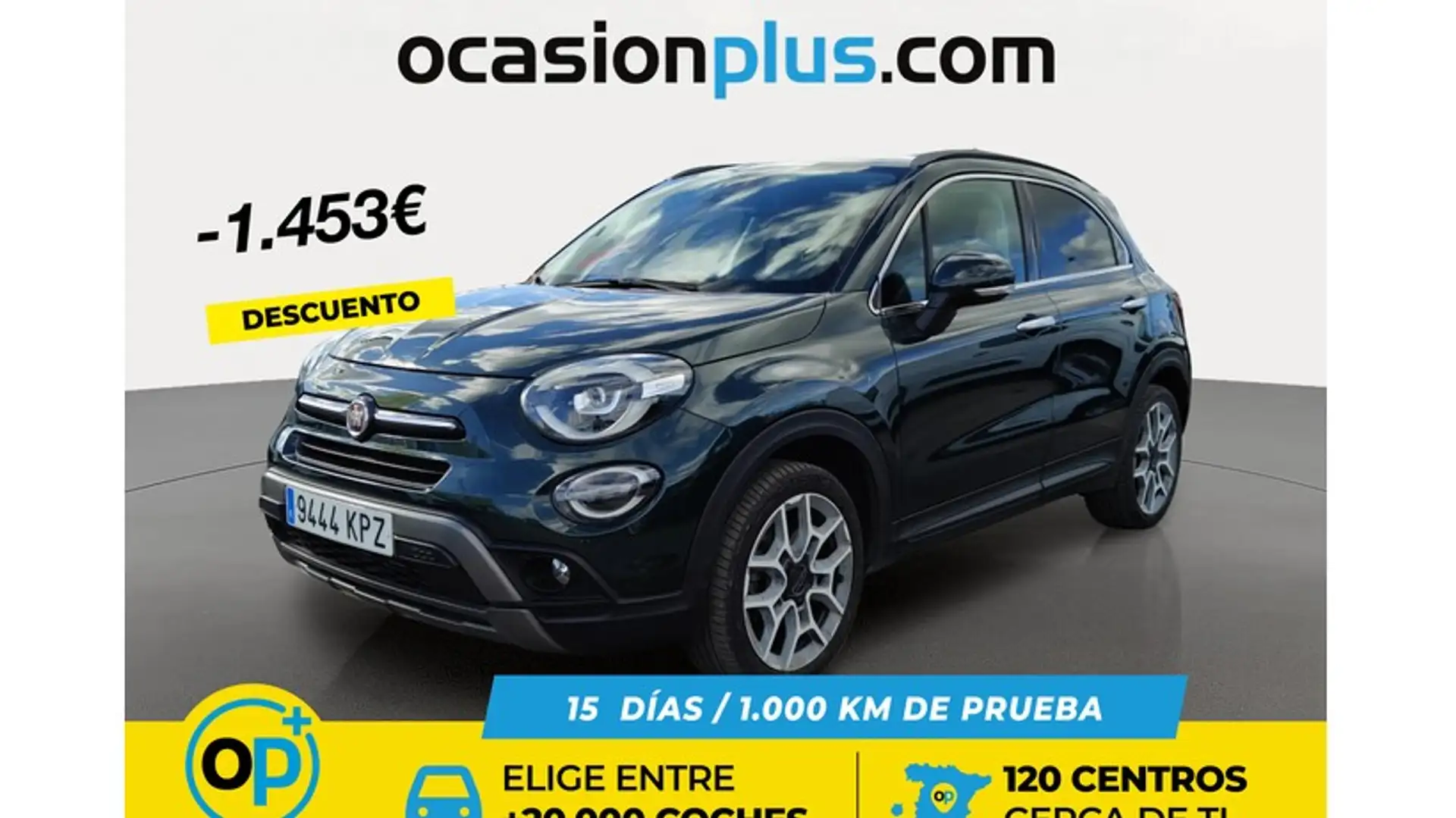 Fiat 500X 1.6Mjt S&S Cross 4x2 88kW Grün - 1