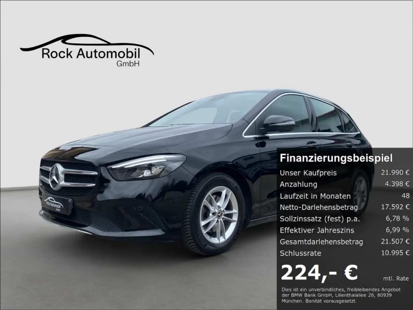Mercedes-Benz B 180 d Progressive Automatik LED Navi *Garantie* Schwarz - 1