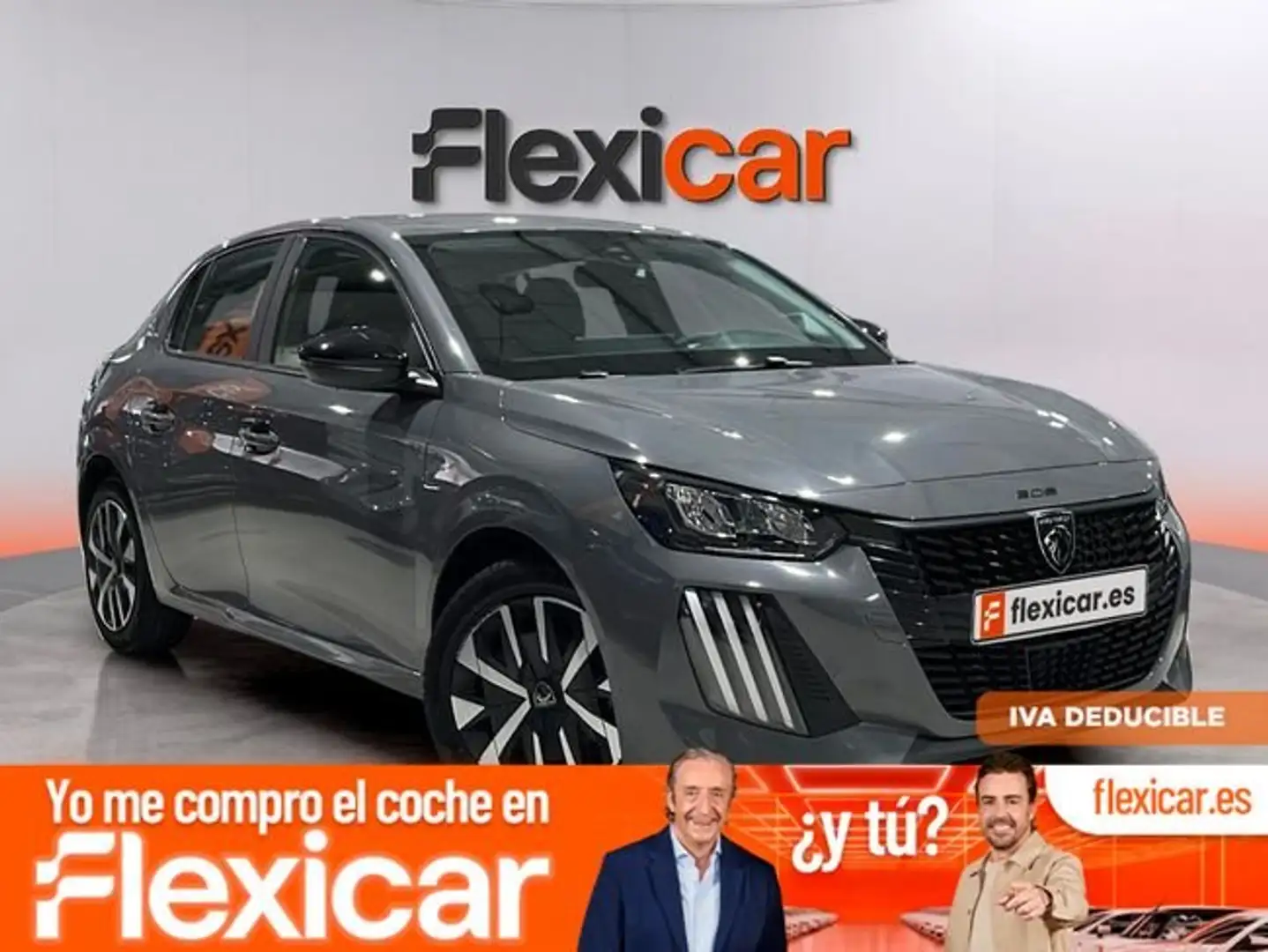 Peugeot 208 1.2 Puretech S&S Active 100 Gris - 1