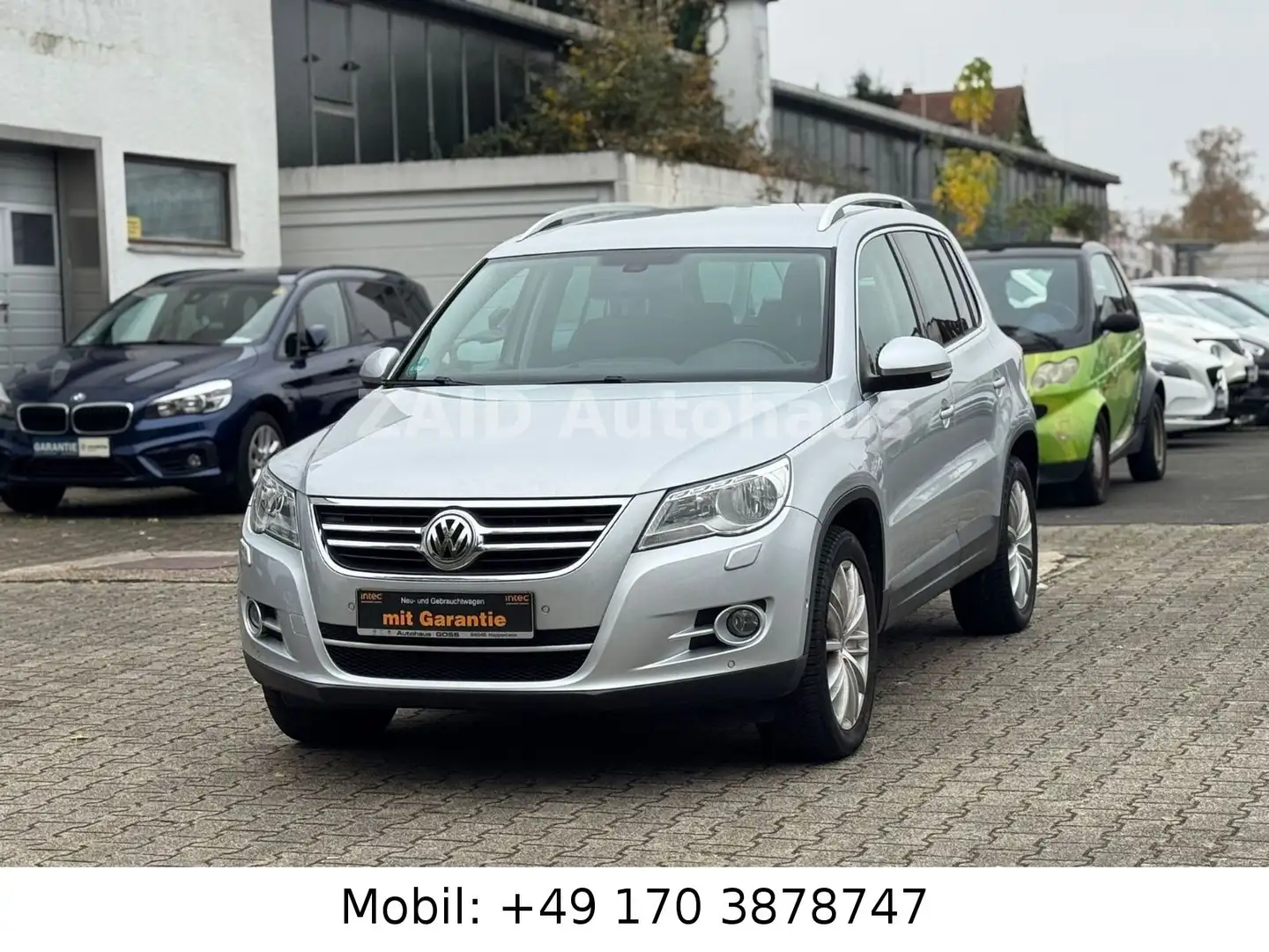 Volkswagen Tiguan Team BMT*PDC*2Hand*TEMPO*70tkm Silber - 1