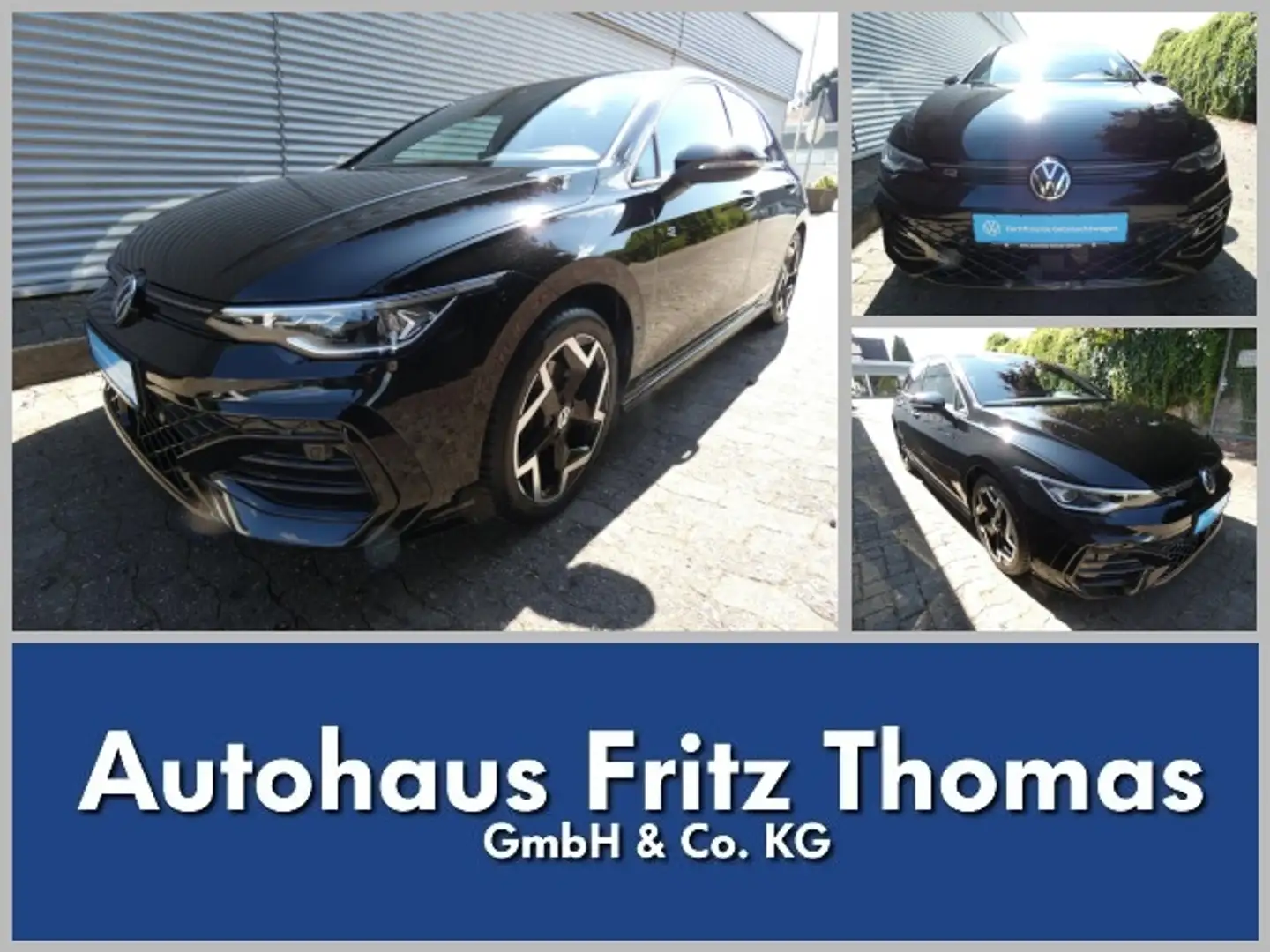 Volkswagen Golf VIII 2.0 TDI DSG R-Line LED Navi HuD AHK SHZ Schwarz - 1