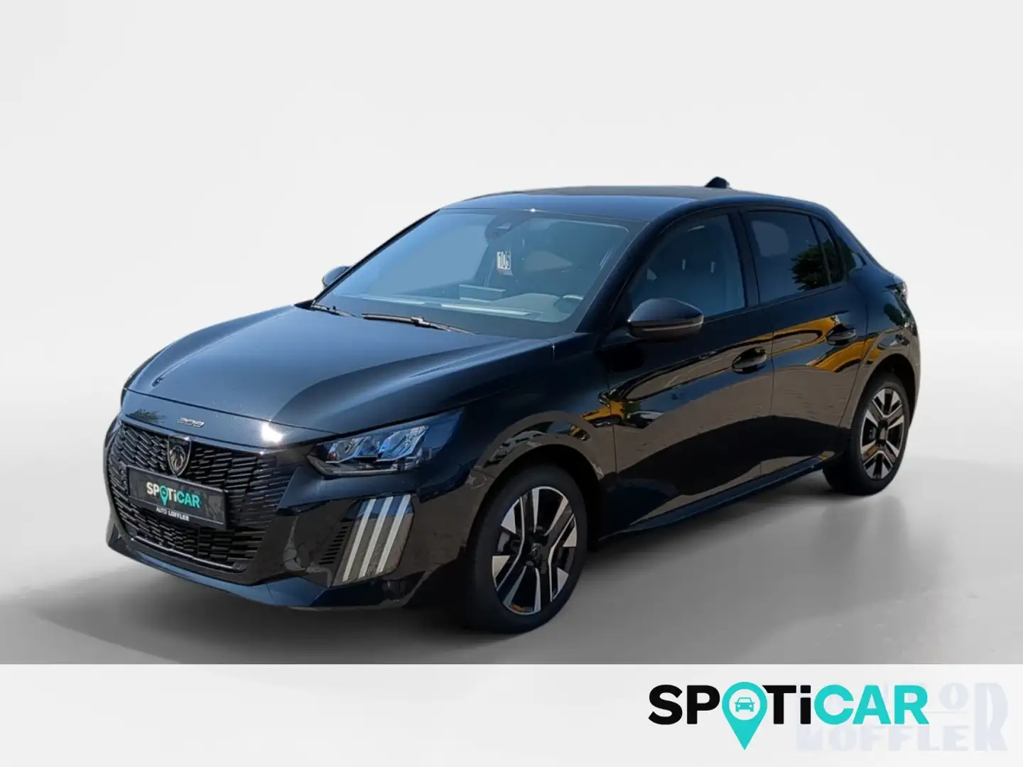Peugeot 208 Allure PT 100 EAT8 Klima Navi Einparkhilfe Noir - 1