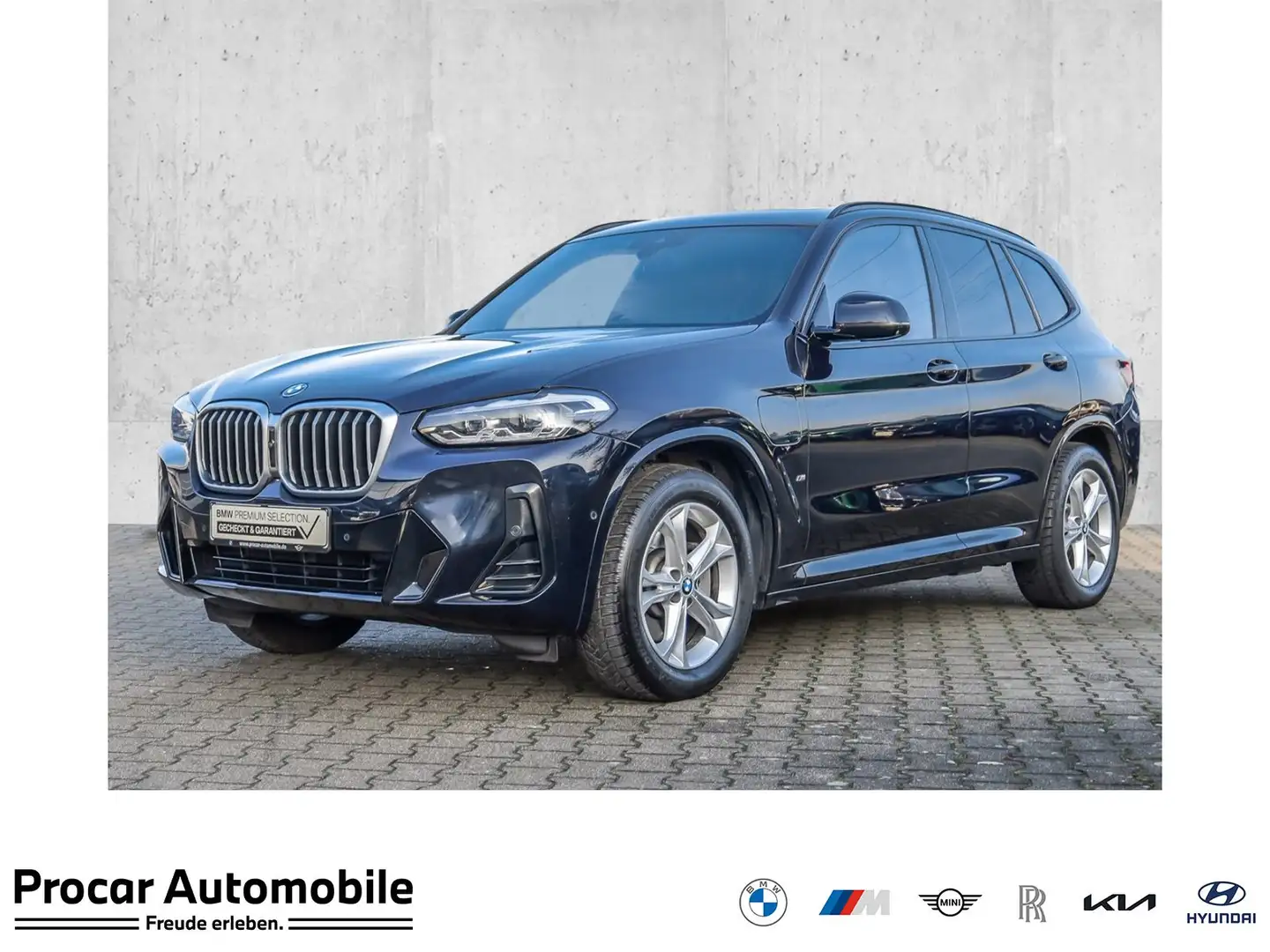 BMW X3 xDrive30e M Sport HuD+Pano+AHK+Hifi+LED+Alarm+KZG+ Schwarz - 1