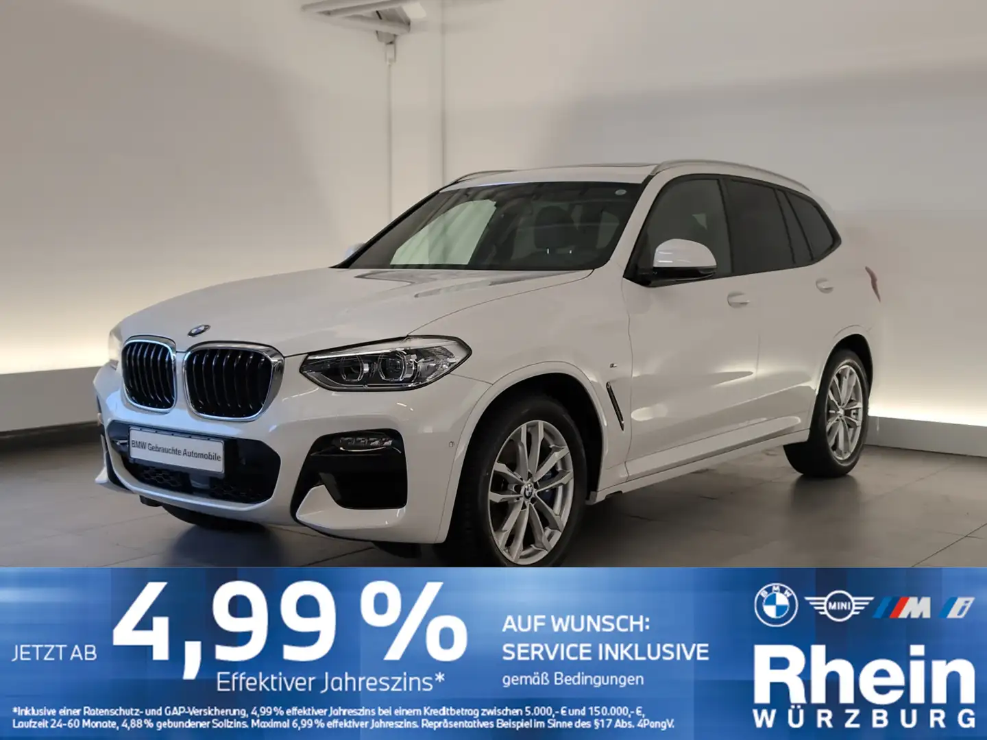 BMW X3 xDrive30d M Sport LED/HiFI/Panorama LED/HiFI/Panor Blanc - 1