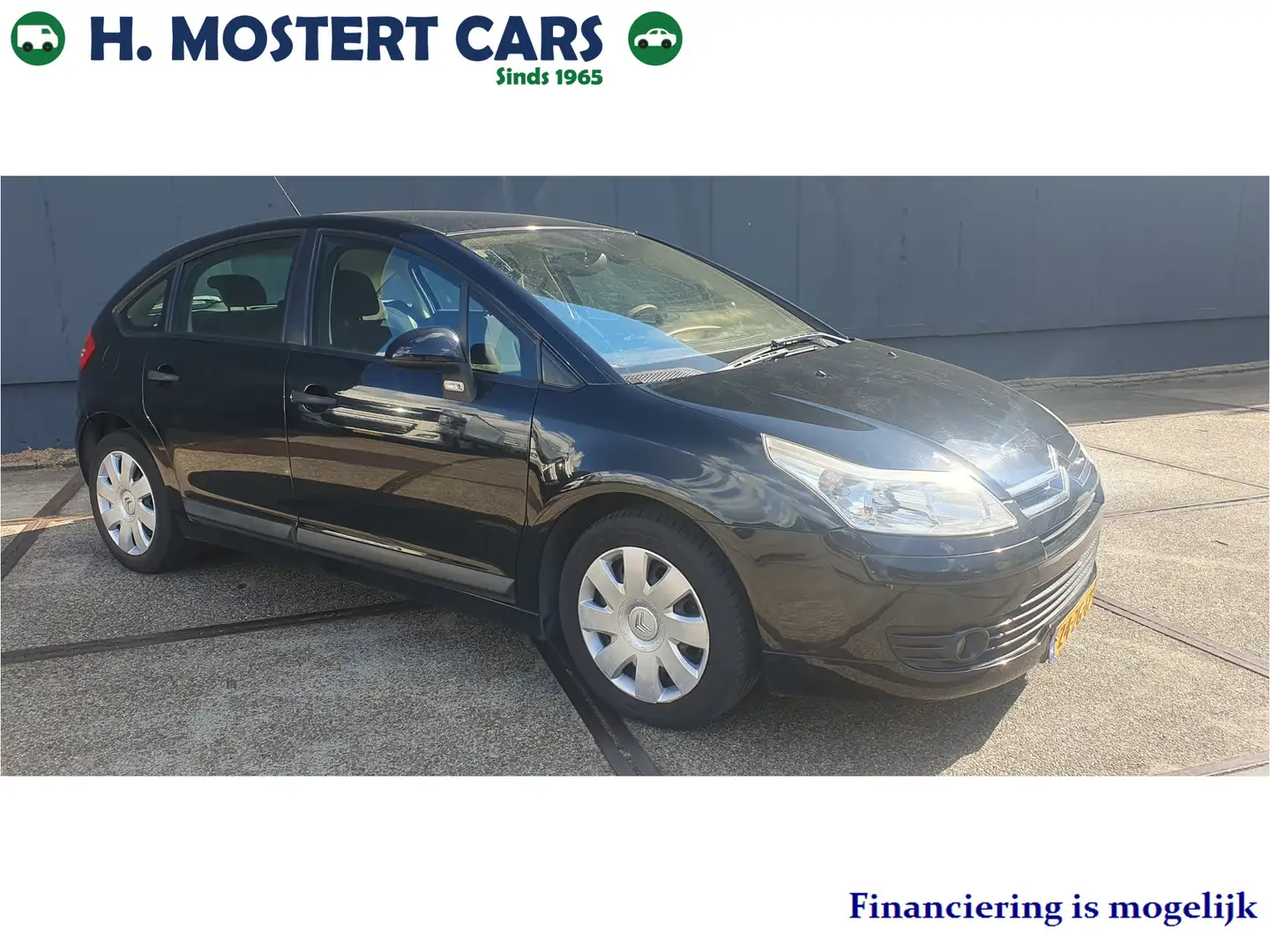 Citroen C4 1.4-16V Image Bj.2008 *Airco* INCL. NIEUWE APK Ele Schwarz - 2