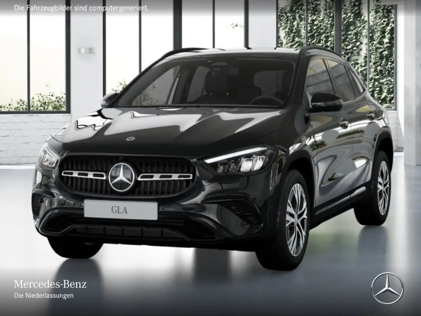 Mercedes-Benz GLA 250 e PROGRESSIVE+NIGHT+360°+AHK+LED+TOTW+8G Schwarz - 2