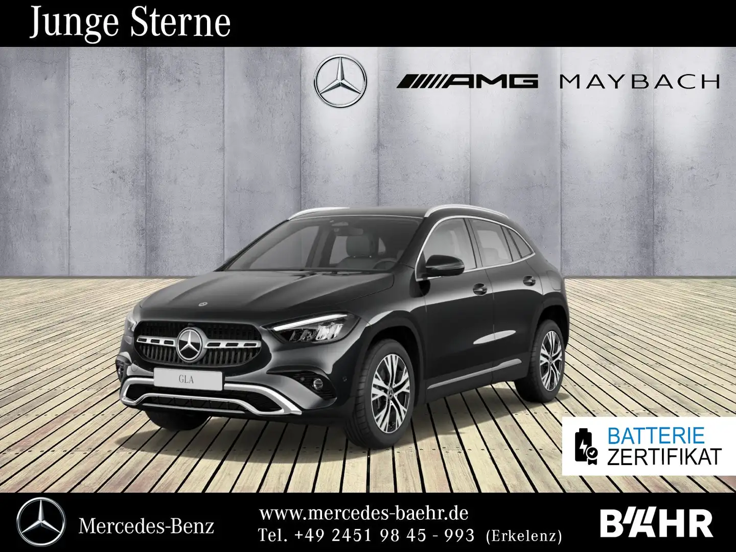 Mercedes-Benz GLA 250 GLA 250 e Progressive/Navi/LED/Distronic/360° NSW Noir - 1