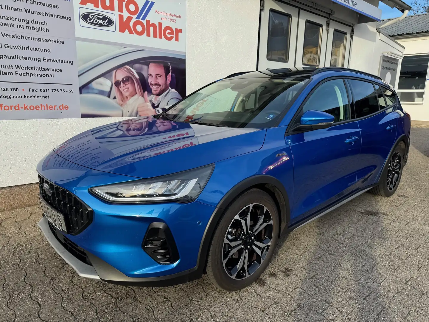 Ford Focus Active X Turnier mHEV Automatik (viele Extras) Blau - 1
