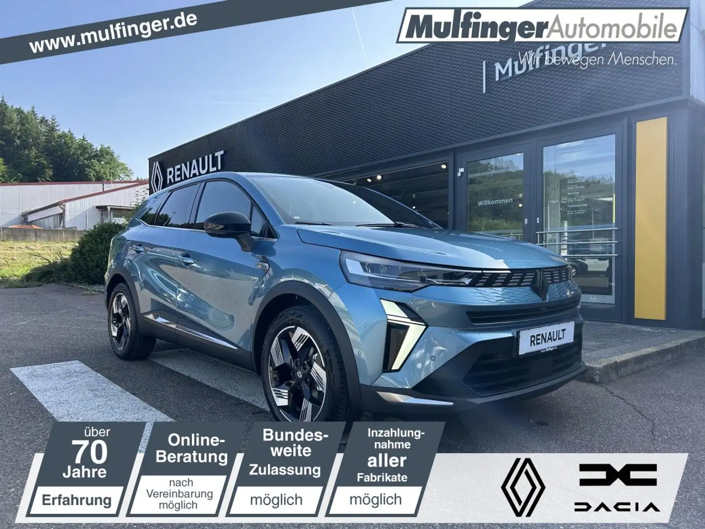 Renault Symbioz Techno Mild Hybrid 140 SHZ 360° KAMERA Blu/Azzurro - 1