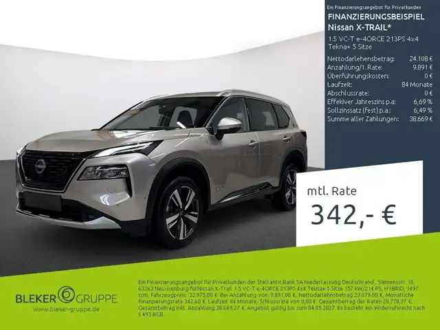 Nissan X-Trail 1.5 VC-T e-4ORCE 213PS 4x4 Tekna+ 5 Sitze
