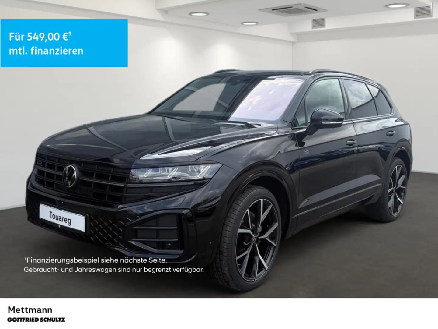 Volkswagen Touareg R-Line 3.0 TDI DSG 4X4 SHZ NAV AHK HUD PANO STDHZ Schwarz - 1