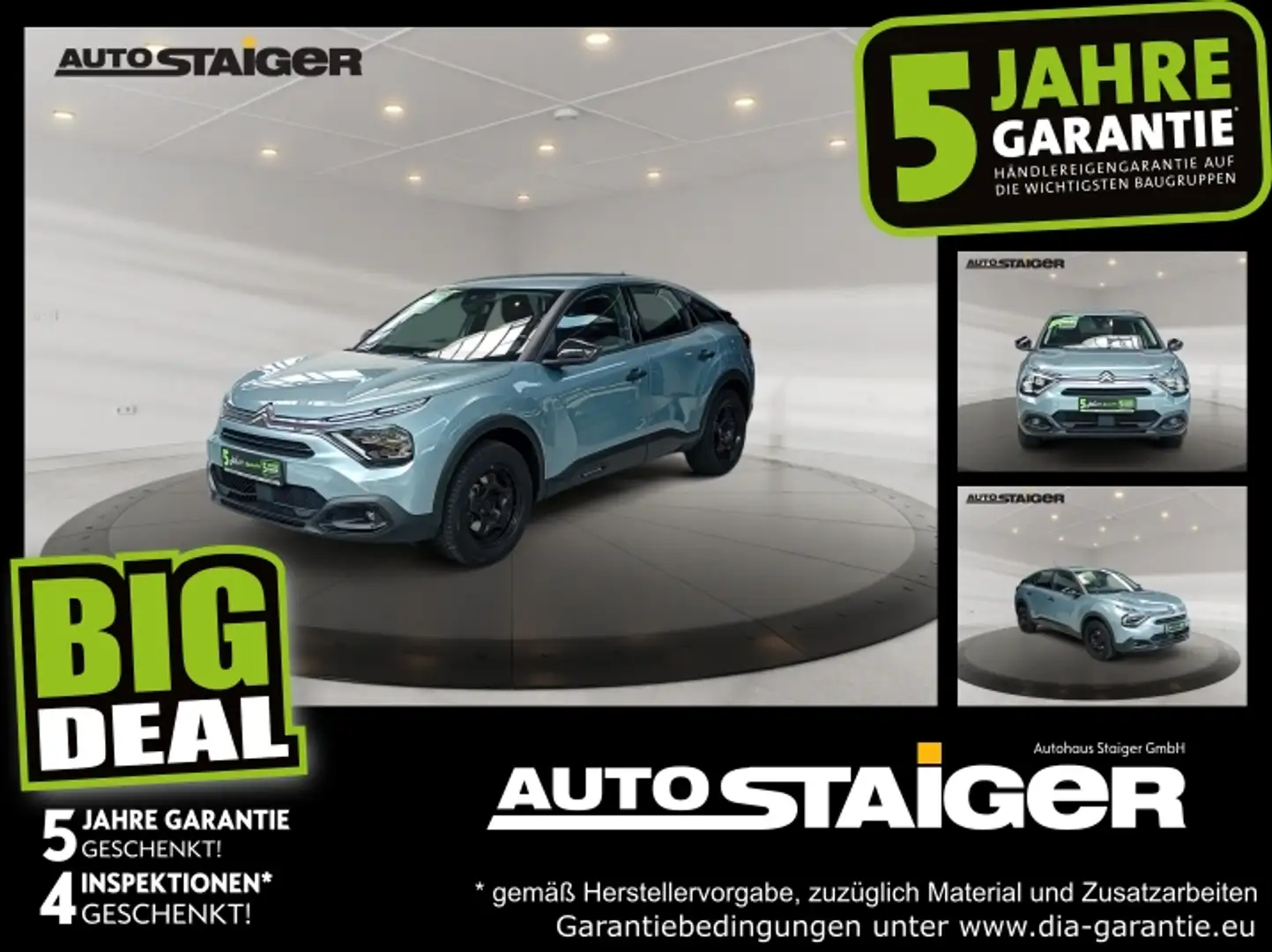 Citroen C4 Feel 130 *Klima*PDC*LED*Sitzheizung*LM* Blu/Azzurro - 1