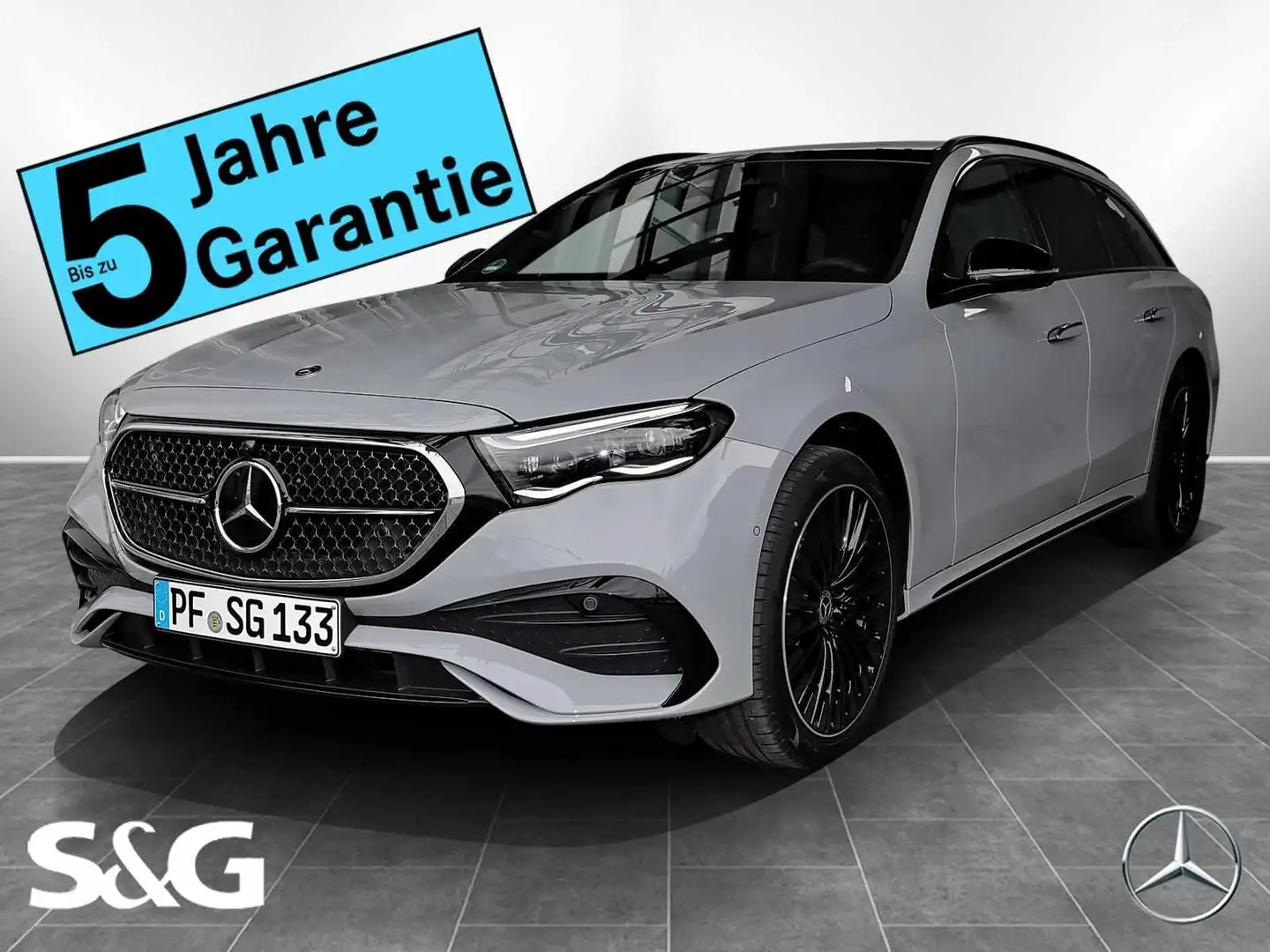 Mercedes-Benz E 450 d 4M T AMG Standhz.+360°+LED+AHK+Pano+HUD Grau - 1