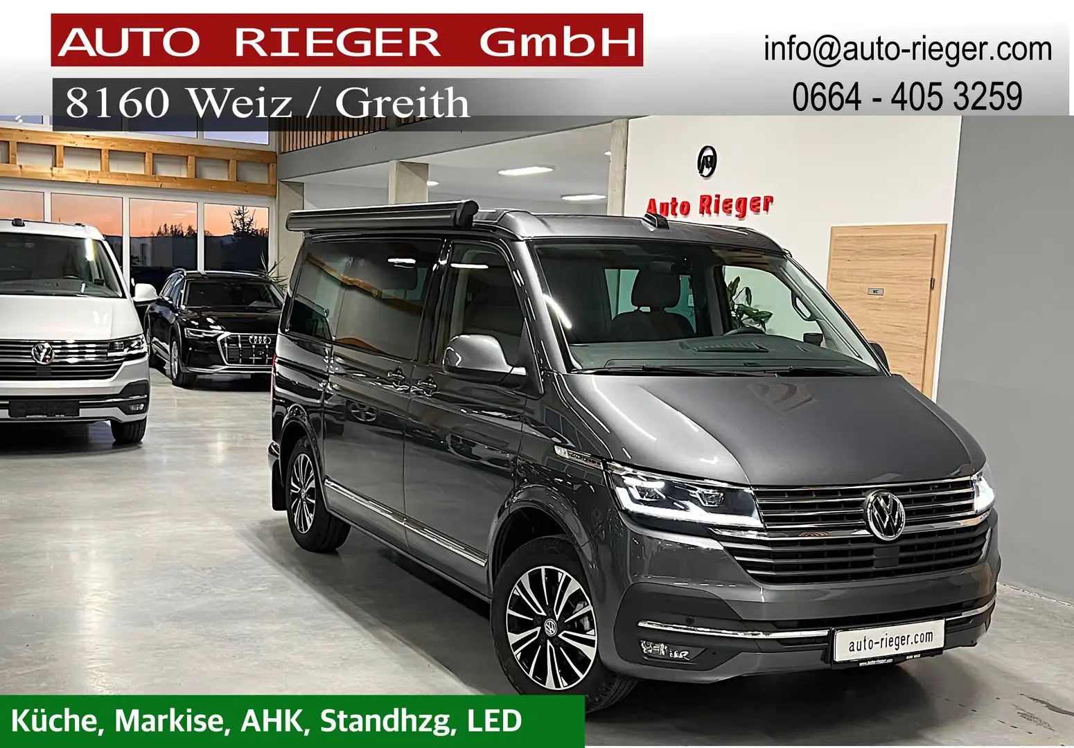 Volkswagen T6.1 California Ocean TDI DSG Markise Standheizung Küche Grigio - 1