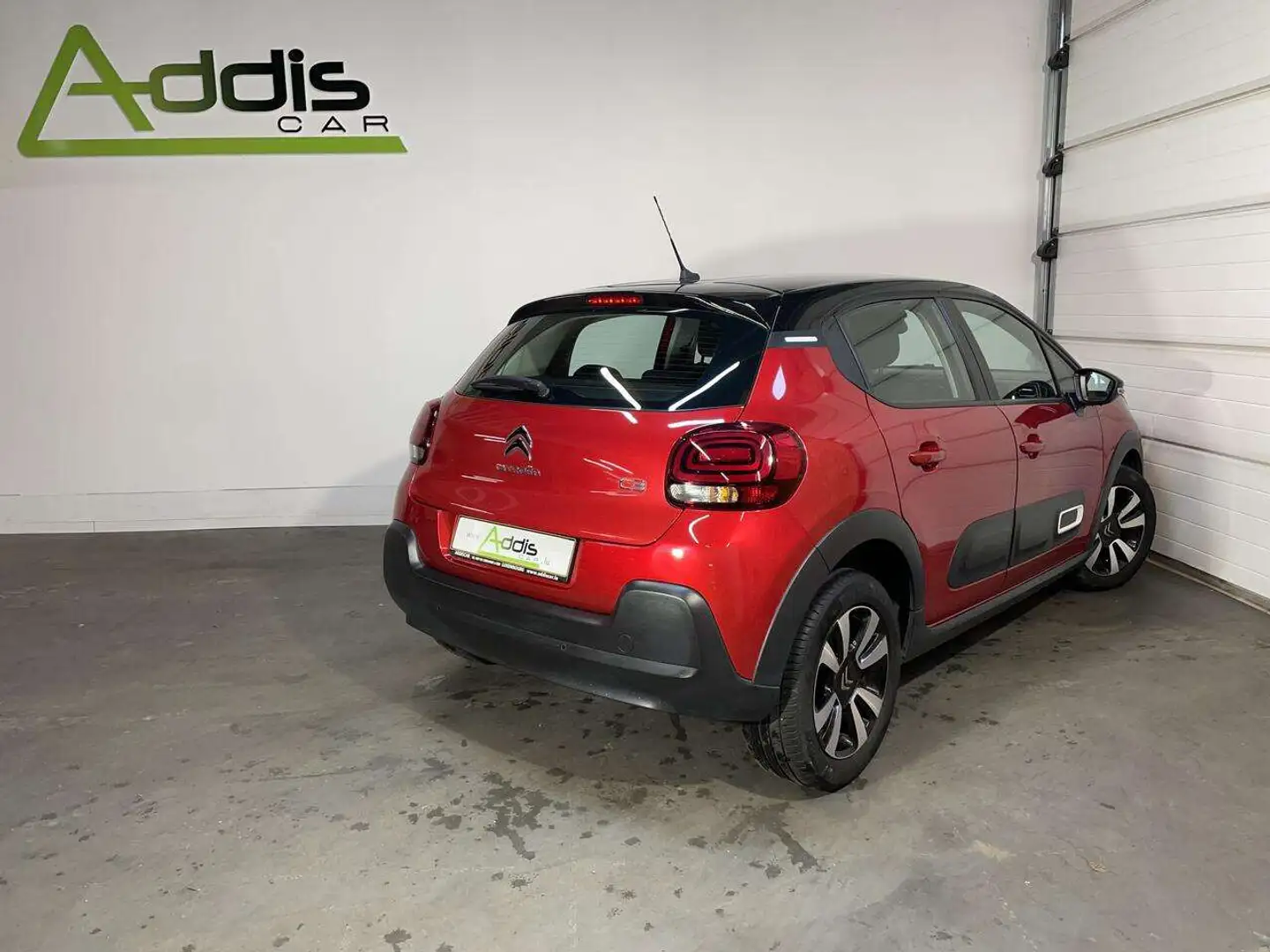 Citroen C3 1.5 BLUEHDI 100 CV SHINE GPS Rouge - 2