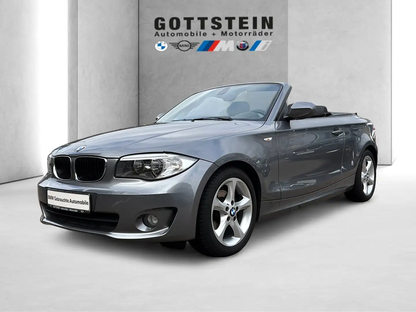 BMW 118 i Cabrio -NUR 63.000KM! Gris - 1