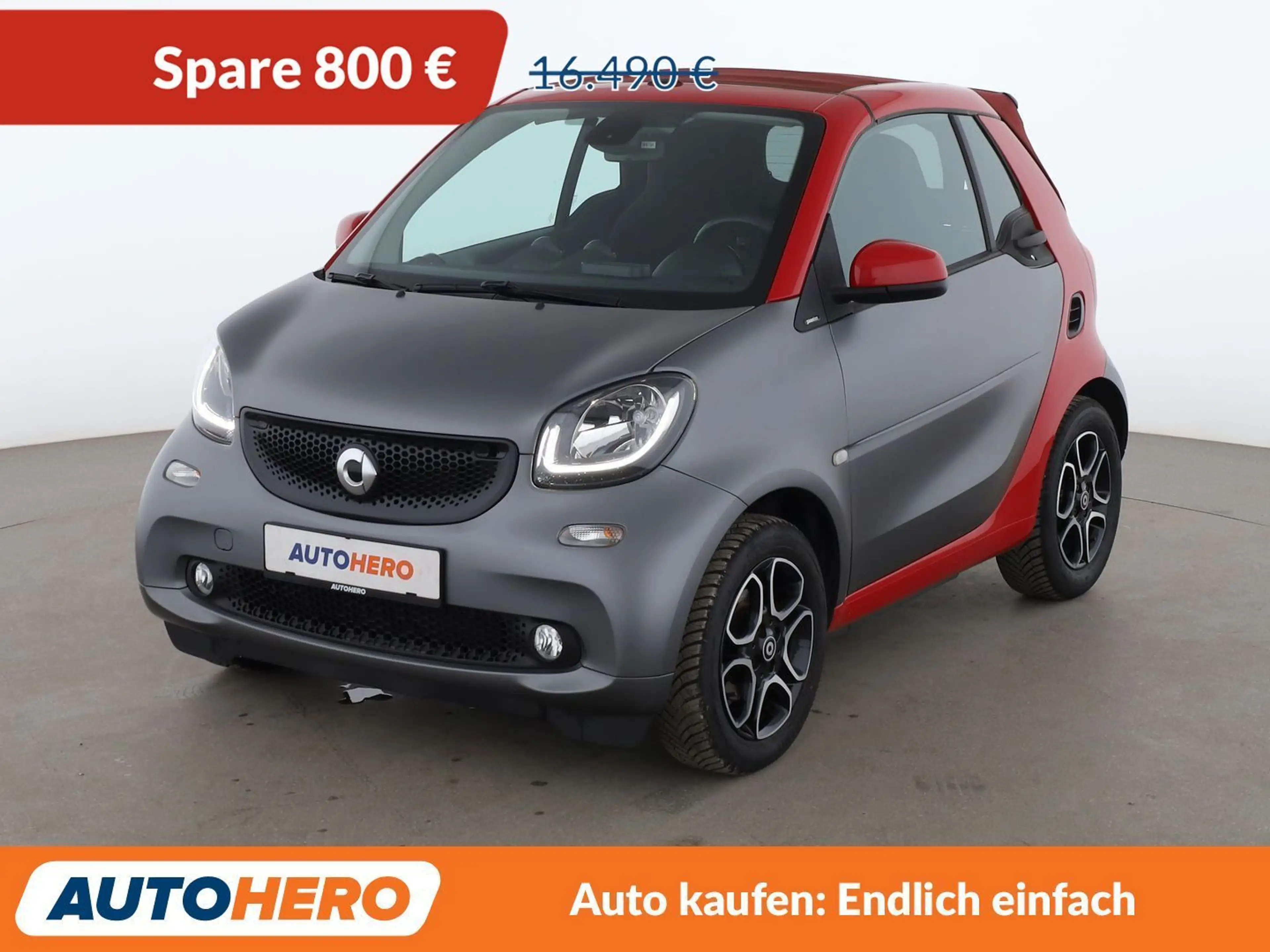 smart forTwo 0.9 Turbo Basis passion Aut.*NAVI*PDC*SHZ*