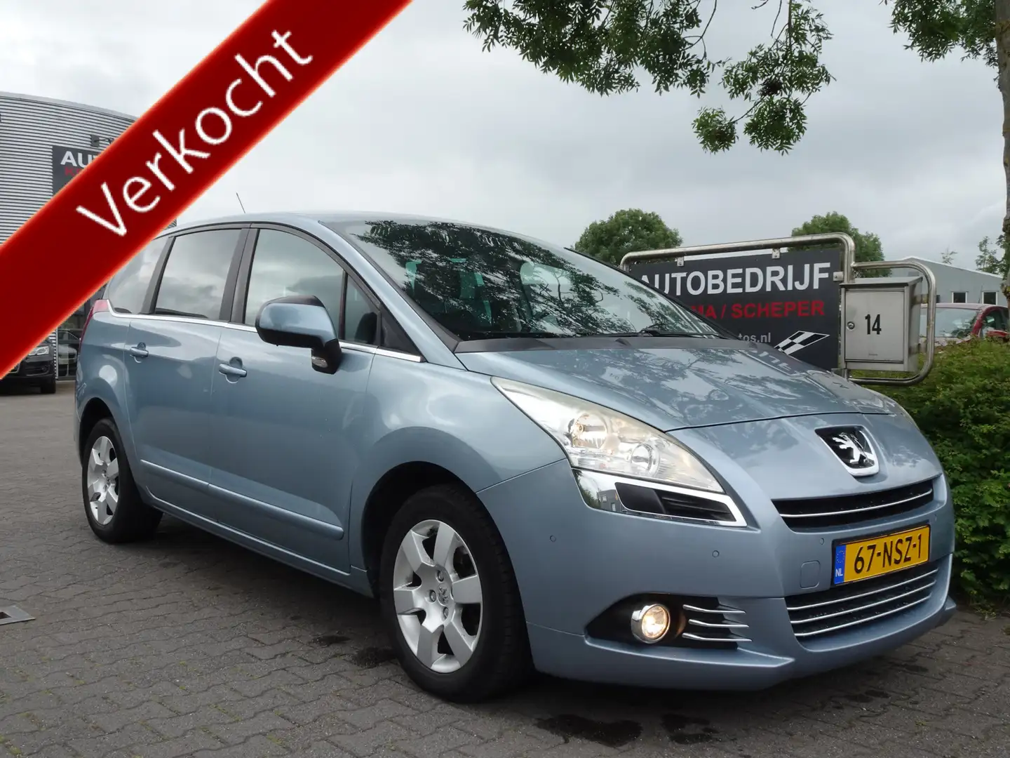 Peugeot 5008 1.6 VTi Blue Lease 7Pers. Blauw - 1