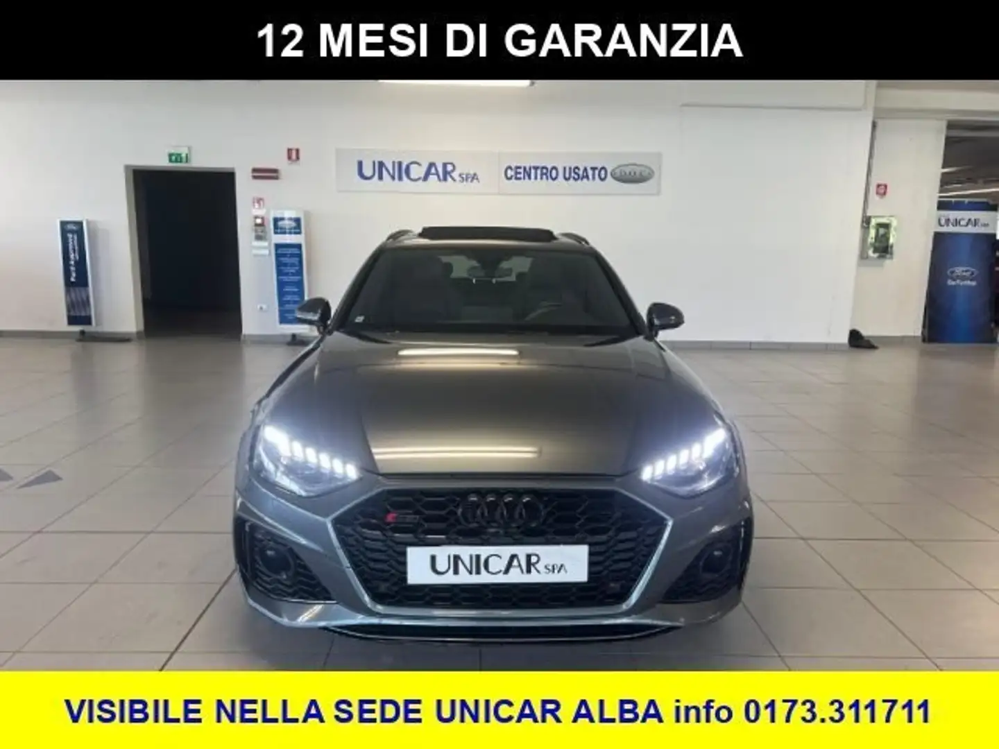 Audi RS4 2.900 BENZINA 450 CV AVANT 4WD STATION WAGON Grigio - 2