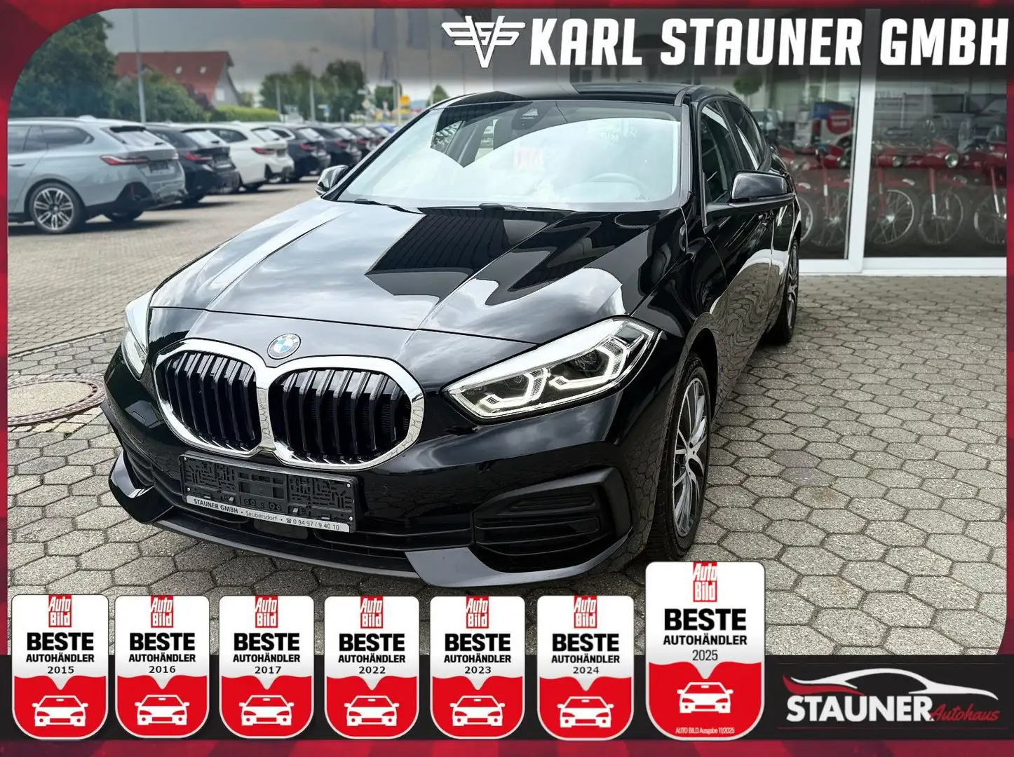 BMW 118 i Limousine LED-SCHEINWERFER PDC SITZH. Schwarz - 1