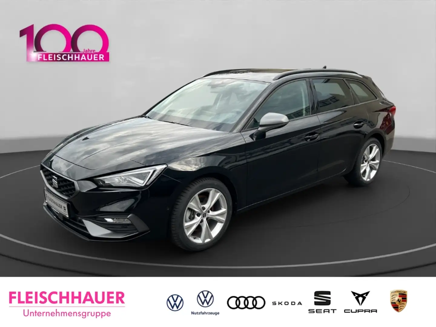 SEAT Leon Sportstourer FR 2.0 TDI DSG+ACC+SHZ+NAVI Negru - 1