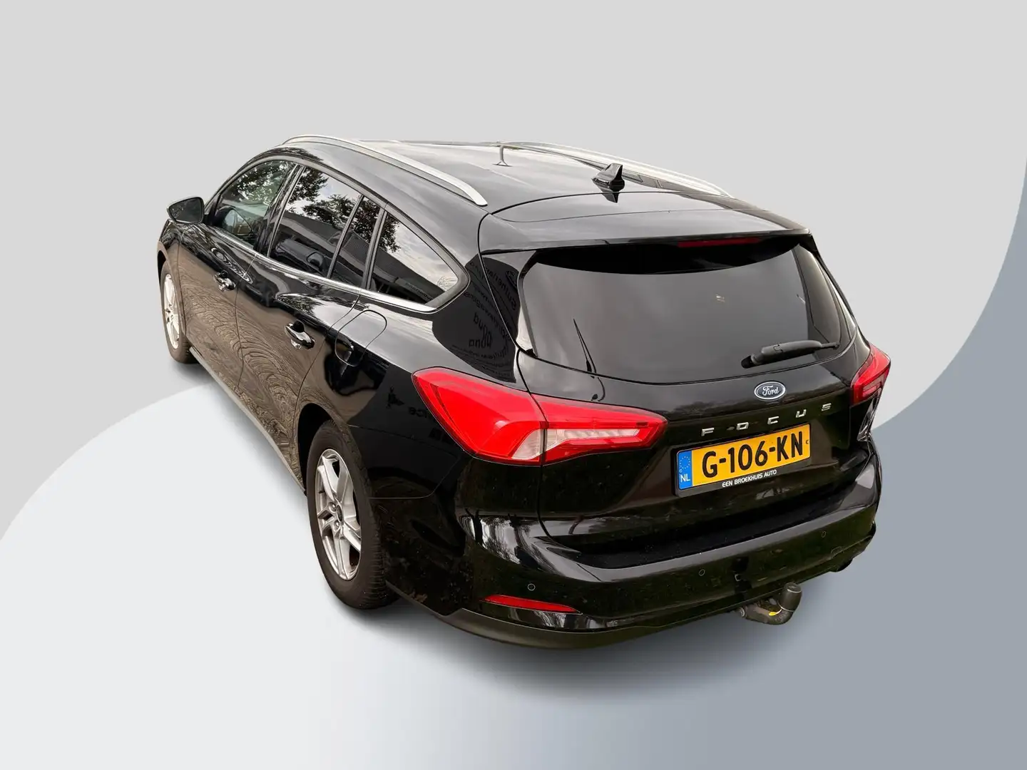 Ford Focus Wagon 1.0 EcoBoost Titanium Business 125pk Trekhaa Noir - 2