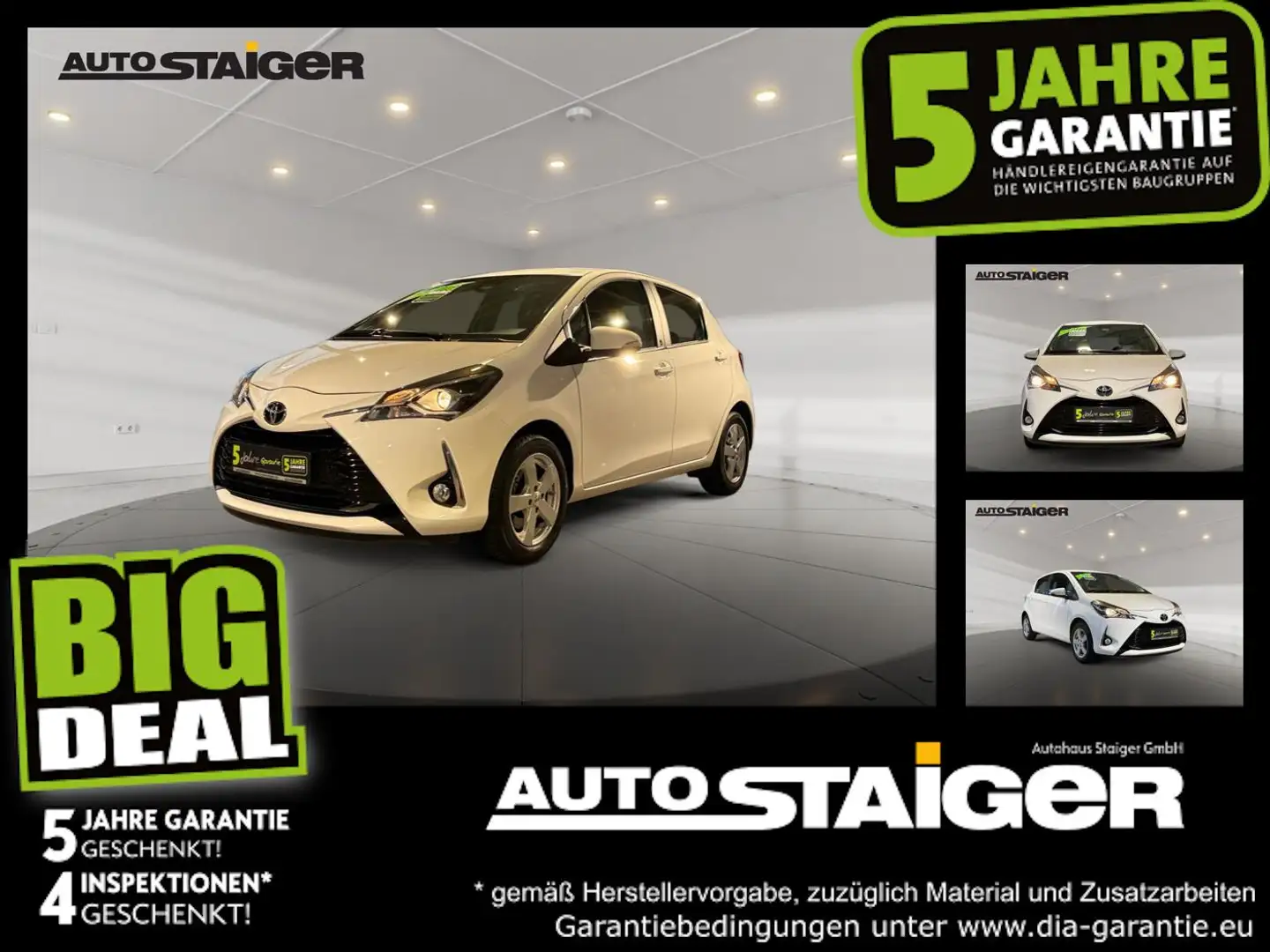 Toyota Yaris 1.5 Team D SHZ+Kam.+LM+Facelift.... Blanc - 1