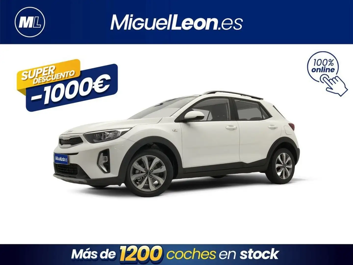 Kia Stonic 100cv 1.0 active Blanco - 1