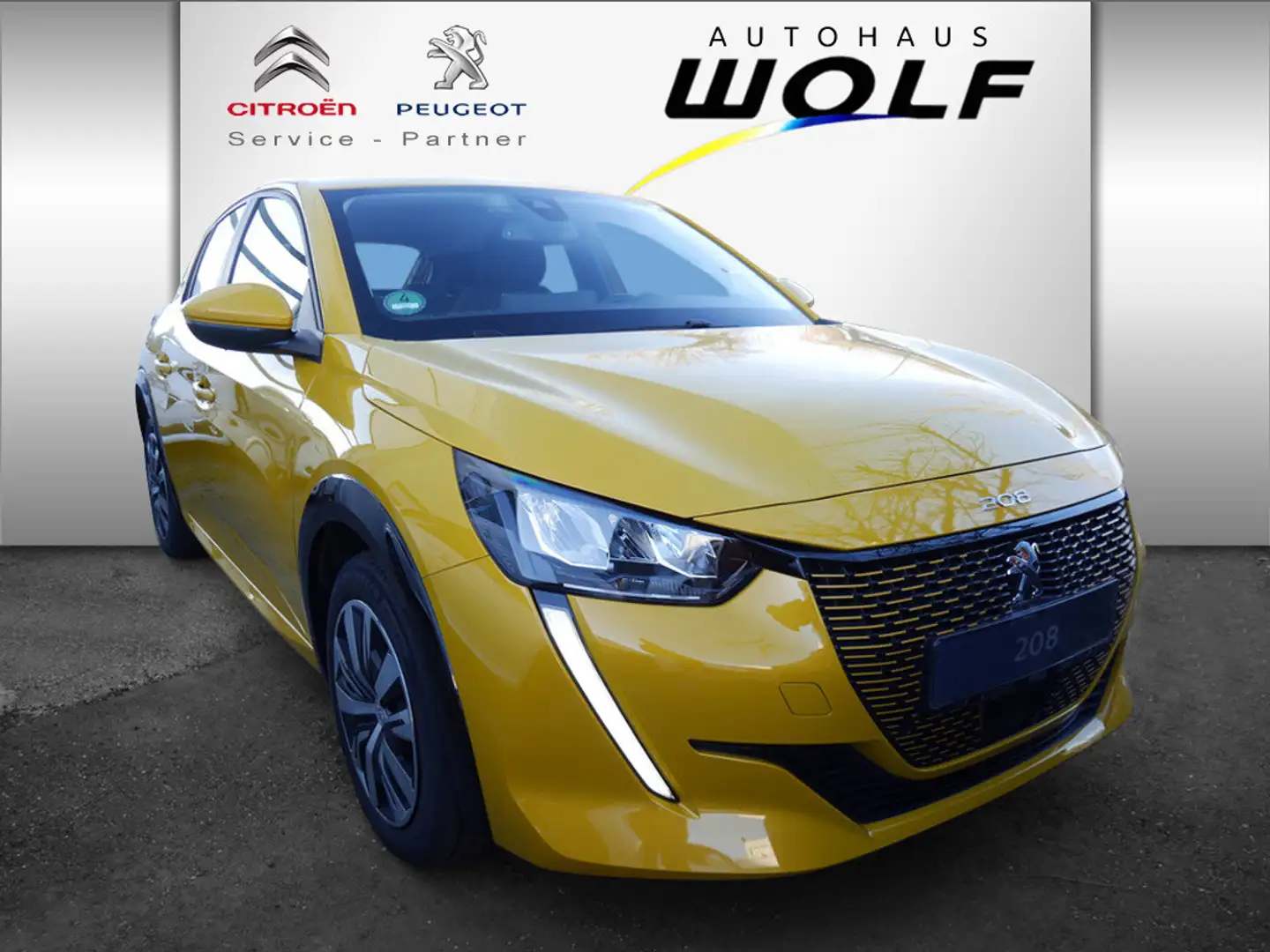 Peugeot e-208 Active 136 KLIMA PDC SHZ KAMERA LED Gelb - 1