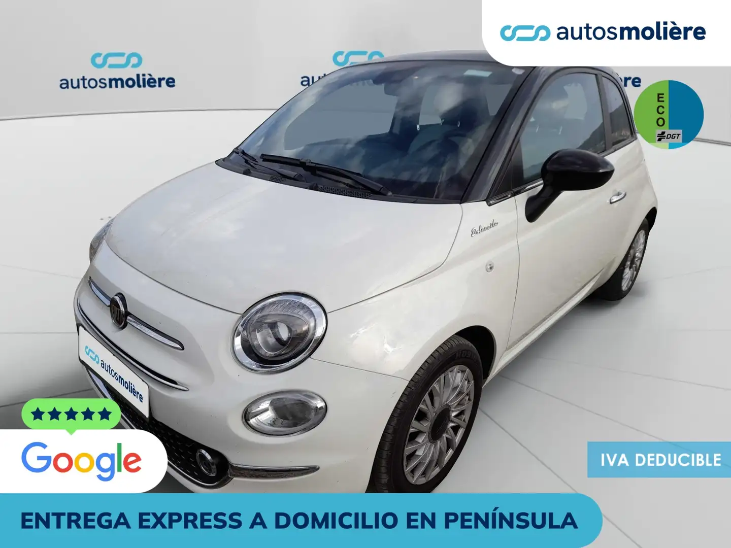 Fiat 500 1.0 Hybrid Dolcevita 52kW Weiß - 1