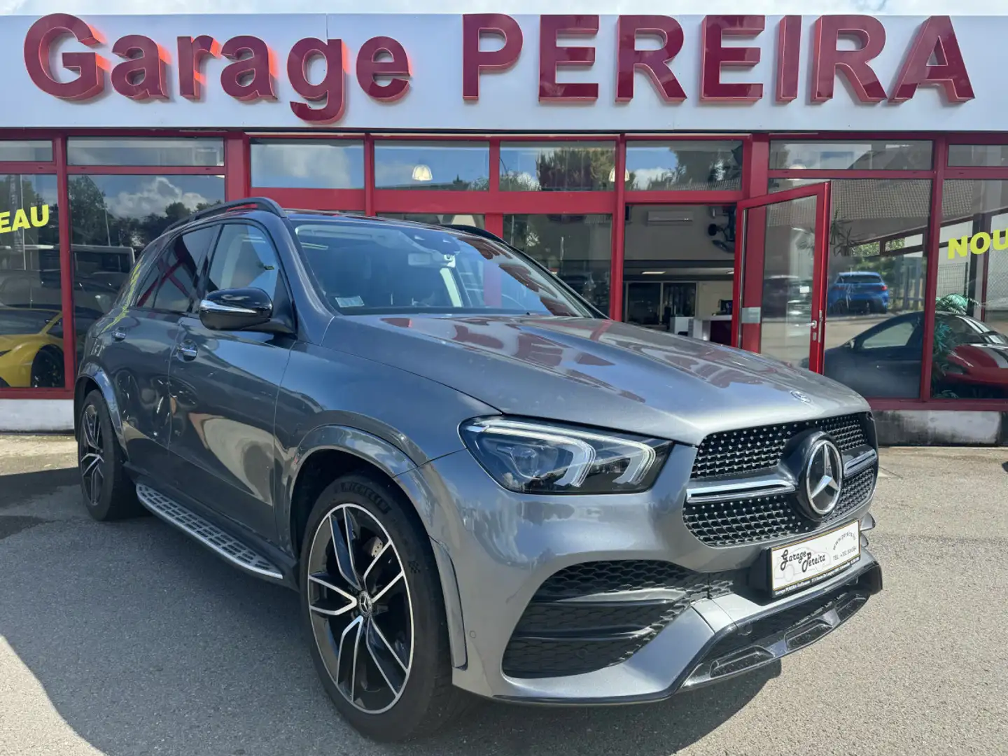 Mercedes-Benz GLE 350 D AMG LINE 7 SITZE BURMESTER PANO CUIR NAVI Gris - 1