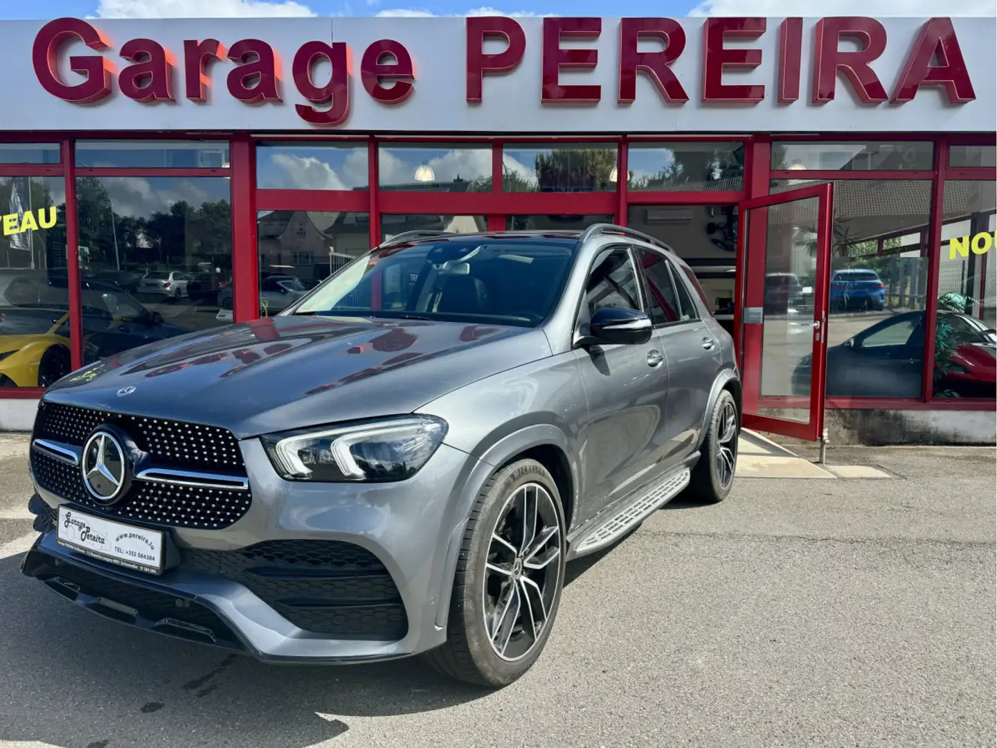 Mercedes-Benz GLE 350 D AMG LINE 7 SITZE BURMESTER PANO CUIR NAVI Gris - 2