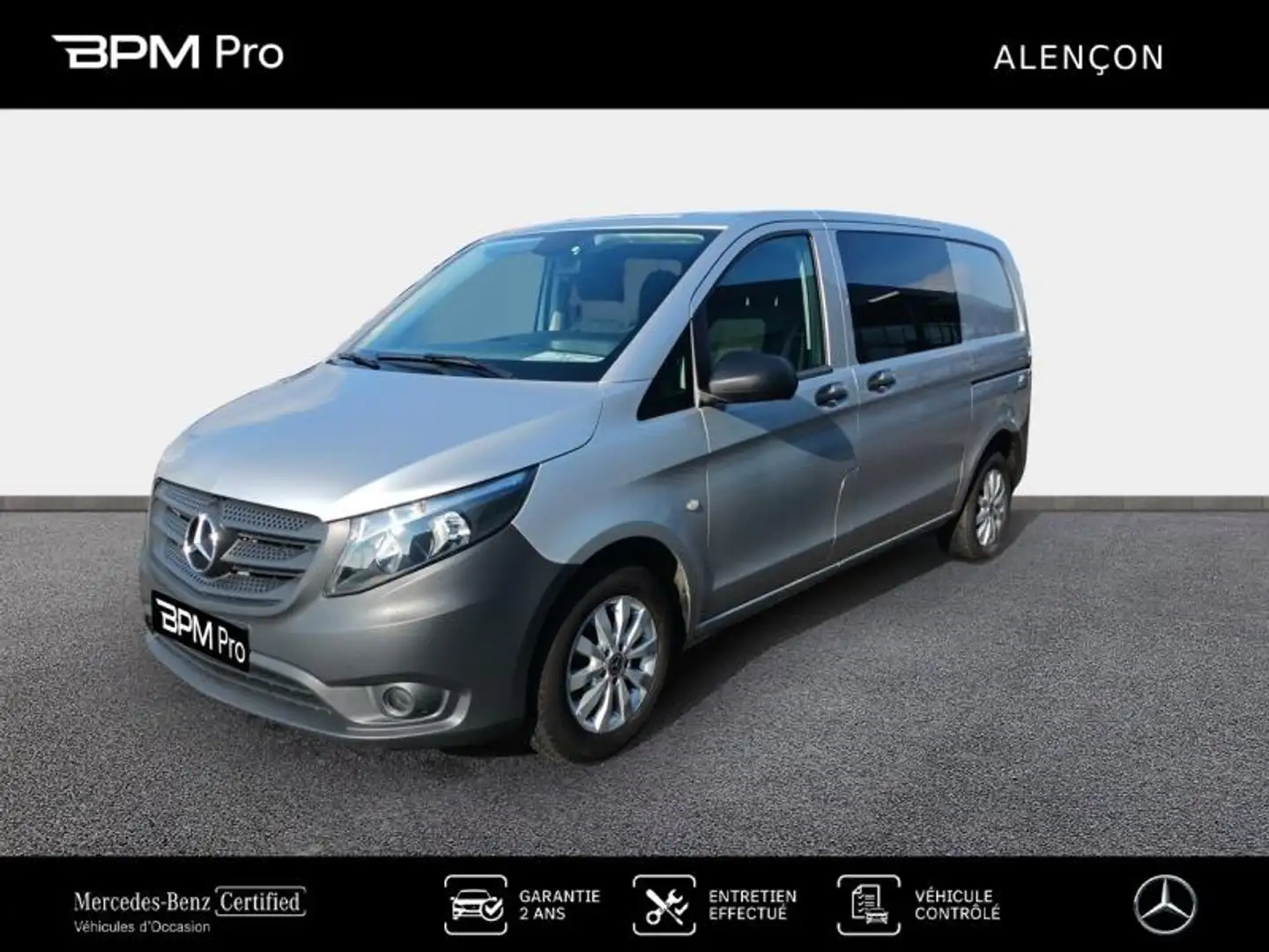 Mercedes-Benz Vito 114 CDI Mixto Compact Pro 7g-tronic Propulsion Gris - 1