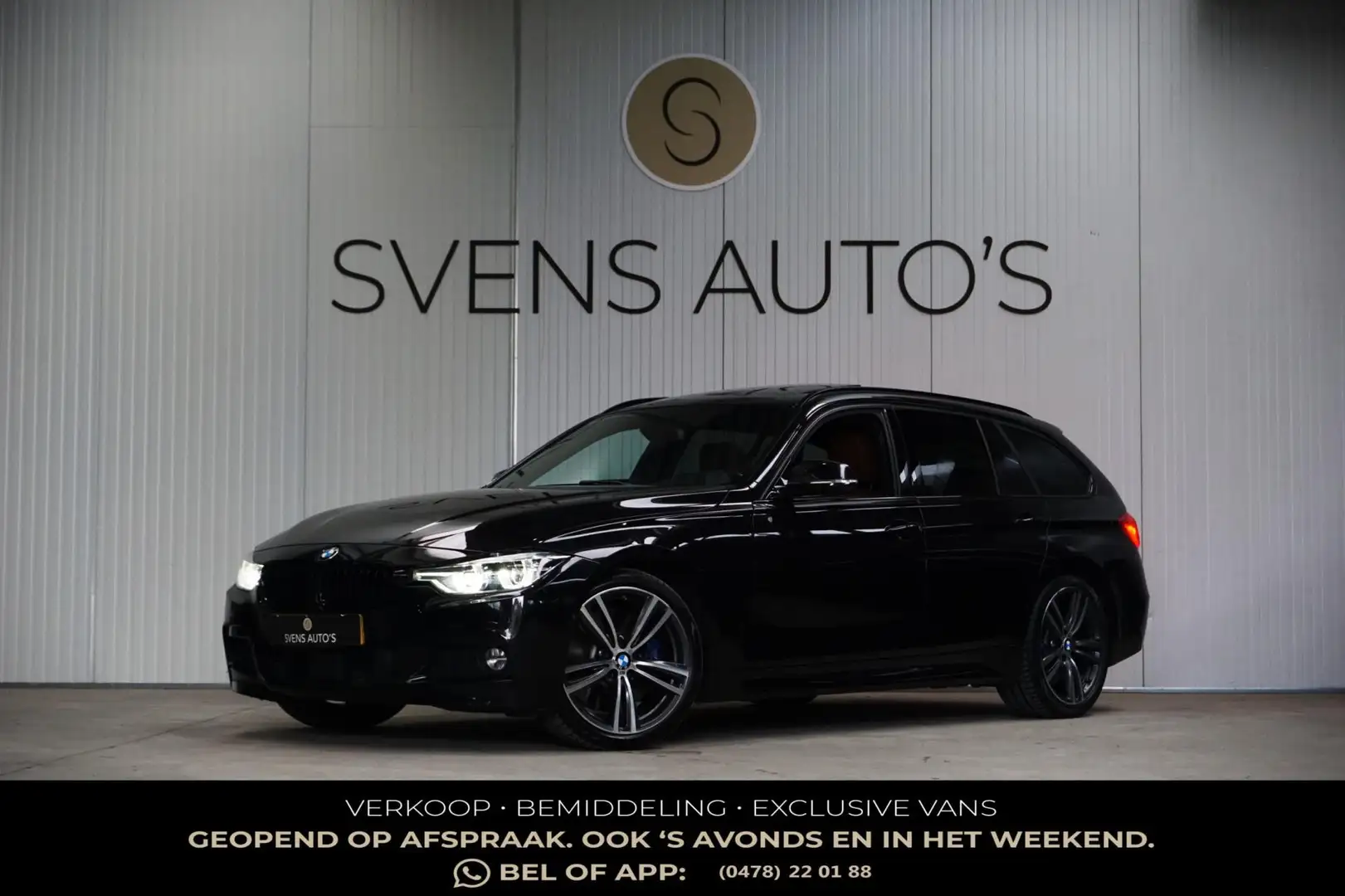 BMW 330 3-serie Touring 330i 252pk M-Sport Panodak|ACC|HUD Black - 1