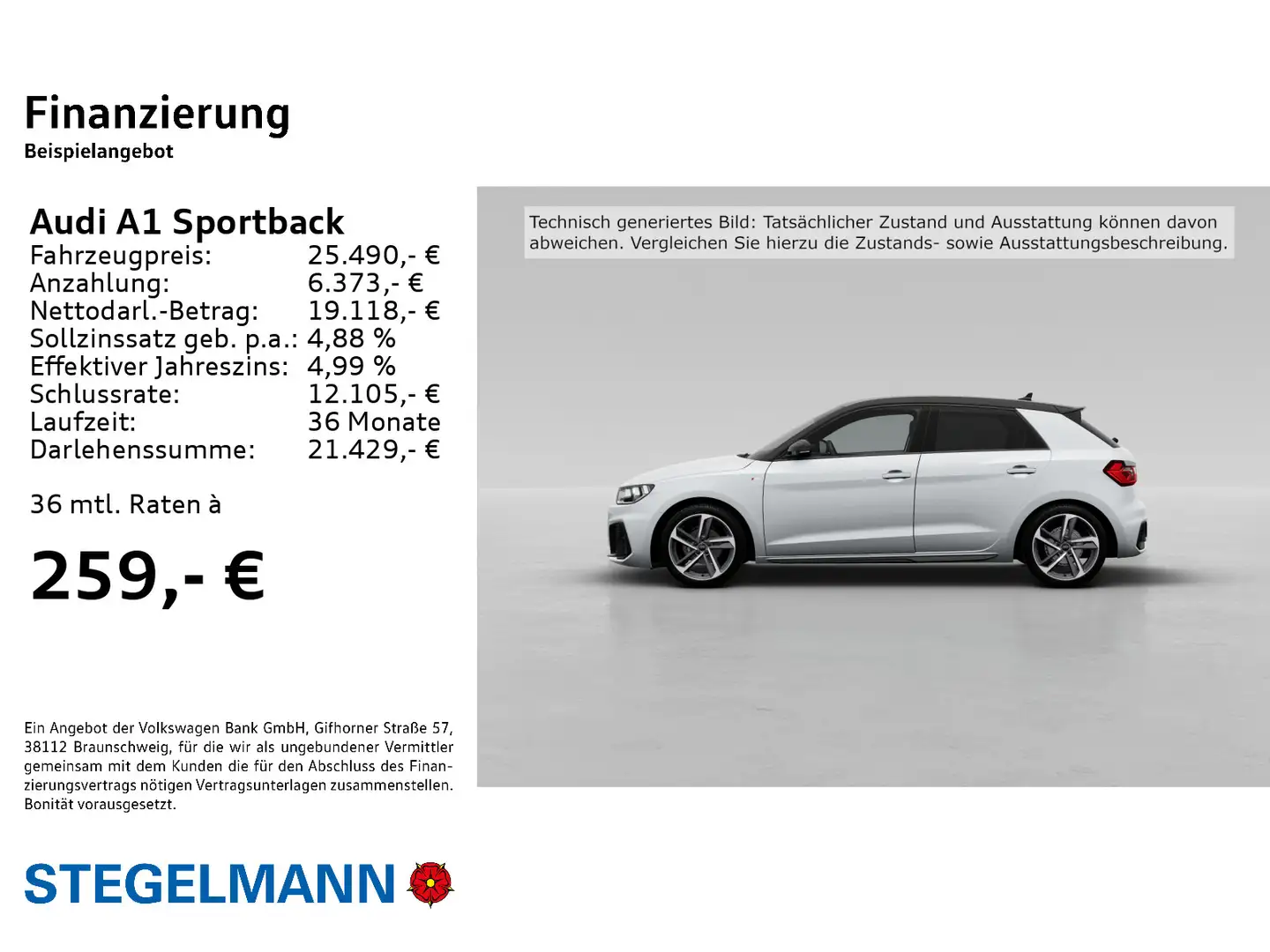 Audi A1 25 TFSI S-Line *Navi*LED*Virtual* Blanc - 2