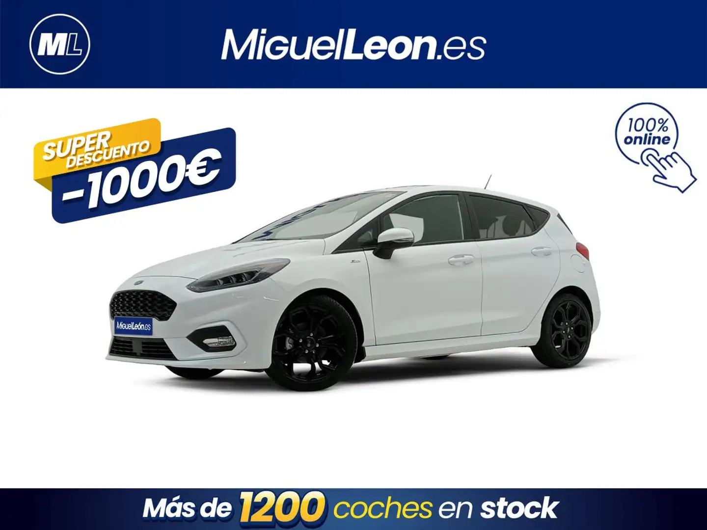 Ford Fiesta 1.0 EcoBoost S/S ST Line 125 Blanco - 1