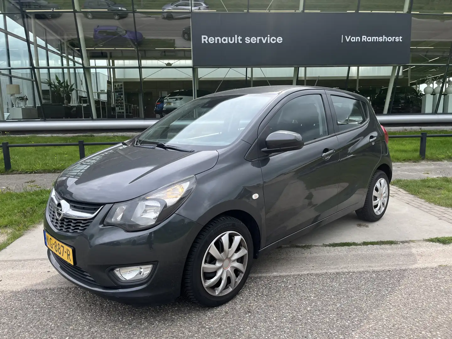 Opel Karl 1.0 ecoFLEX Edition / Airco / Cruise / Elek Ramen Grau - 1