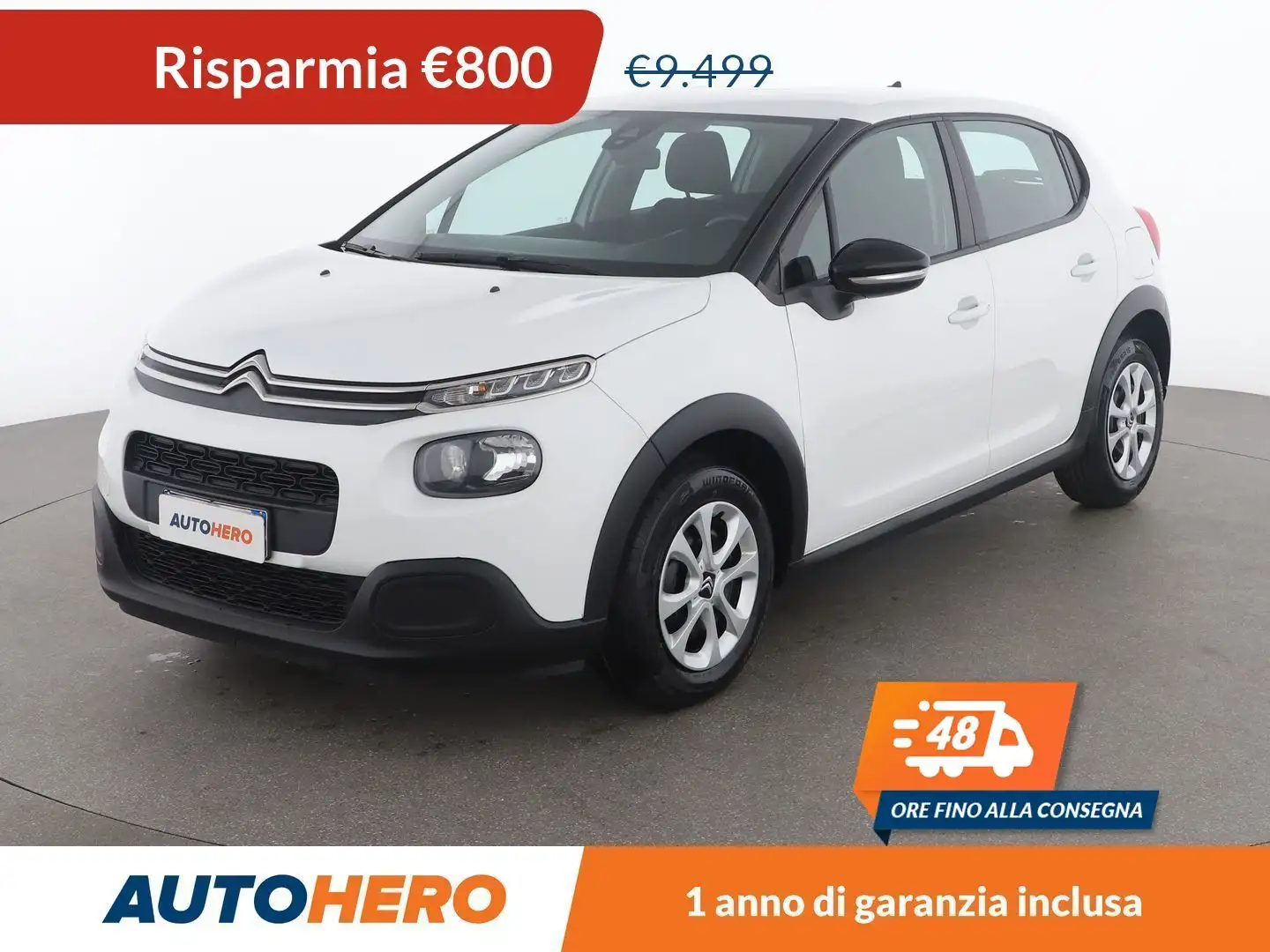 Citroen C3 1.2 PureTech Feel 82 CV Bianco - 1