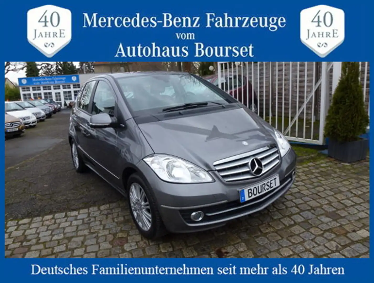 Mercedes-Benz A 160 Elegance Klima-erst 52.000KM-Sitzheizung Grau - 1