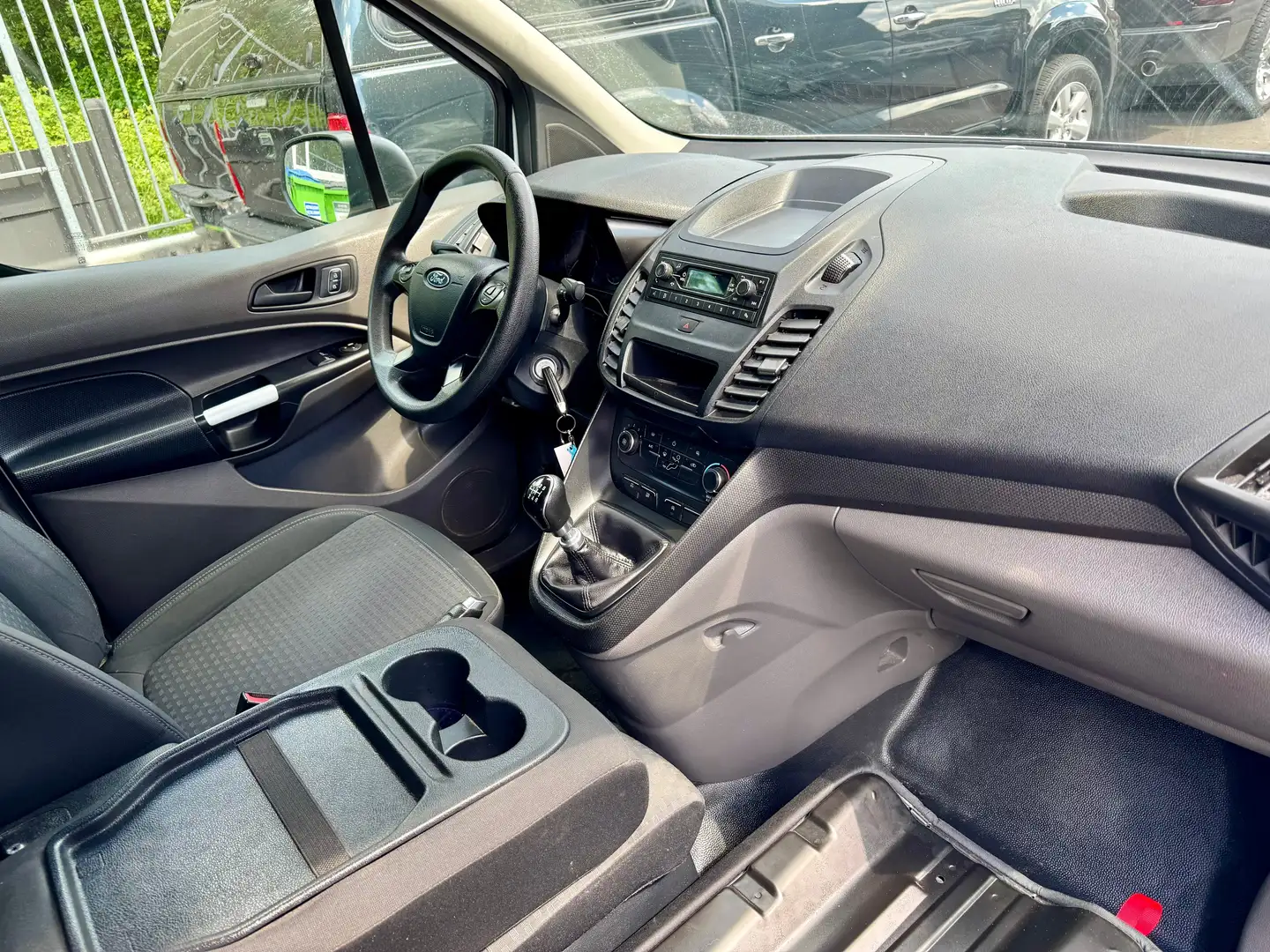 Ford Transit Connect 240 HD L2 3pl clim  (EU6.2) Belgium car-pass Blanc - 2